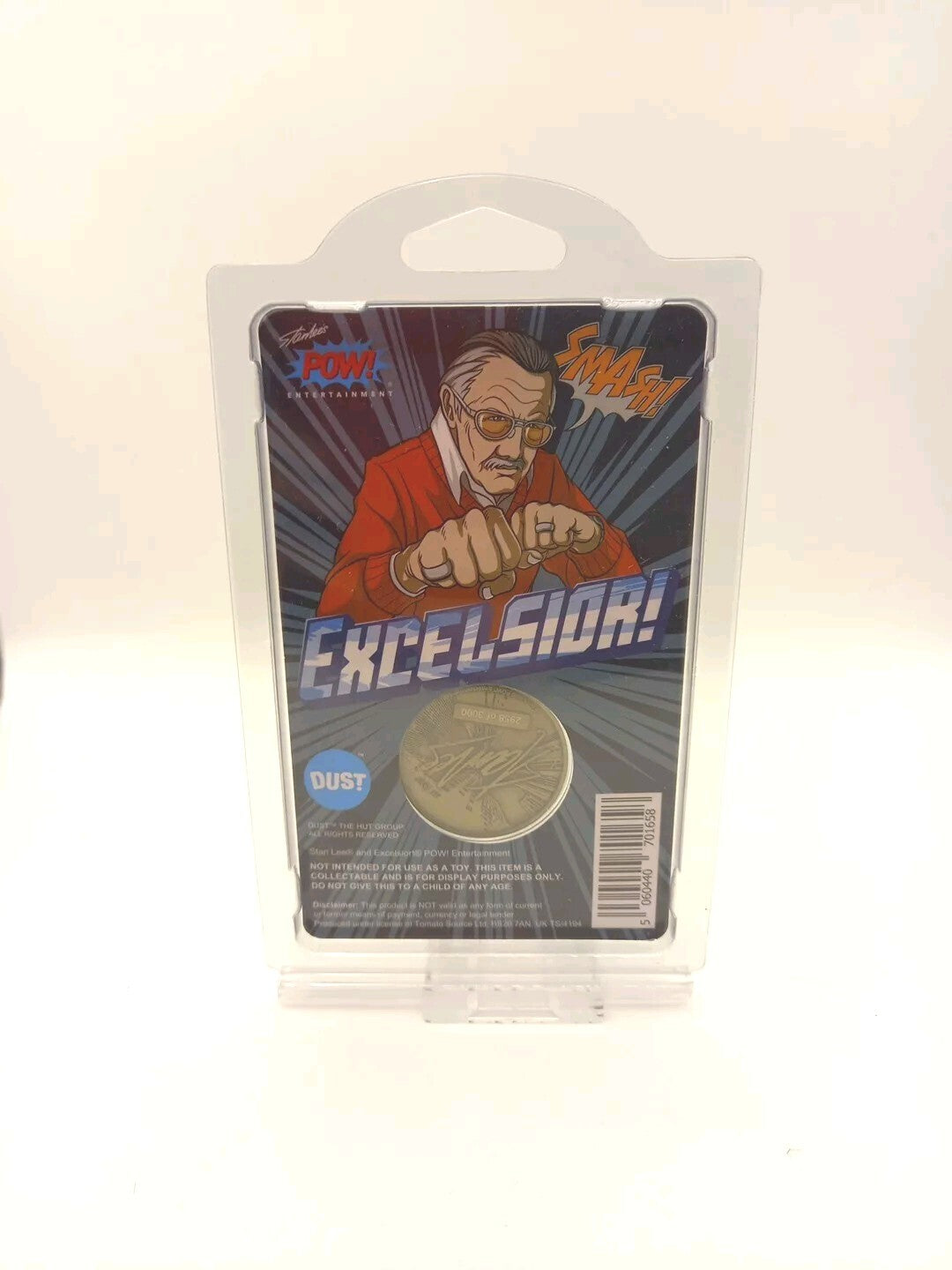 STAN LEE Limited Edition Collectors Coin 2958 Of 3000