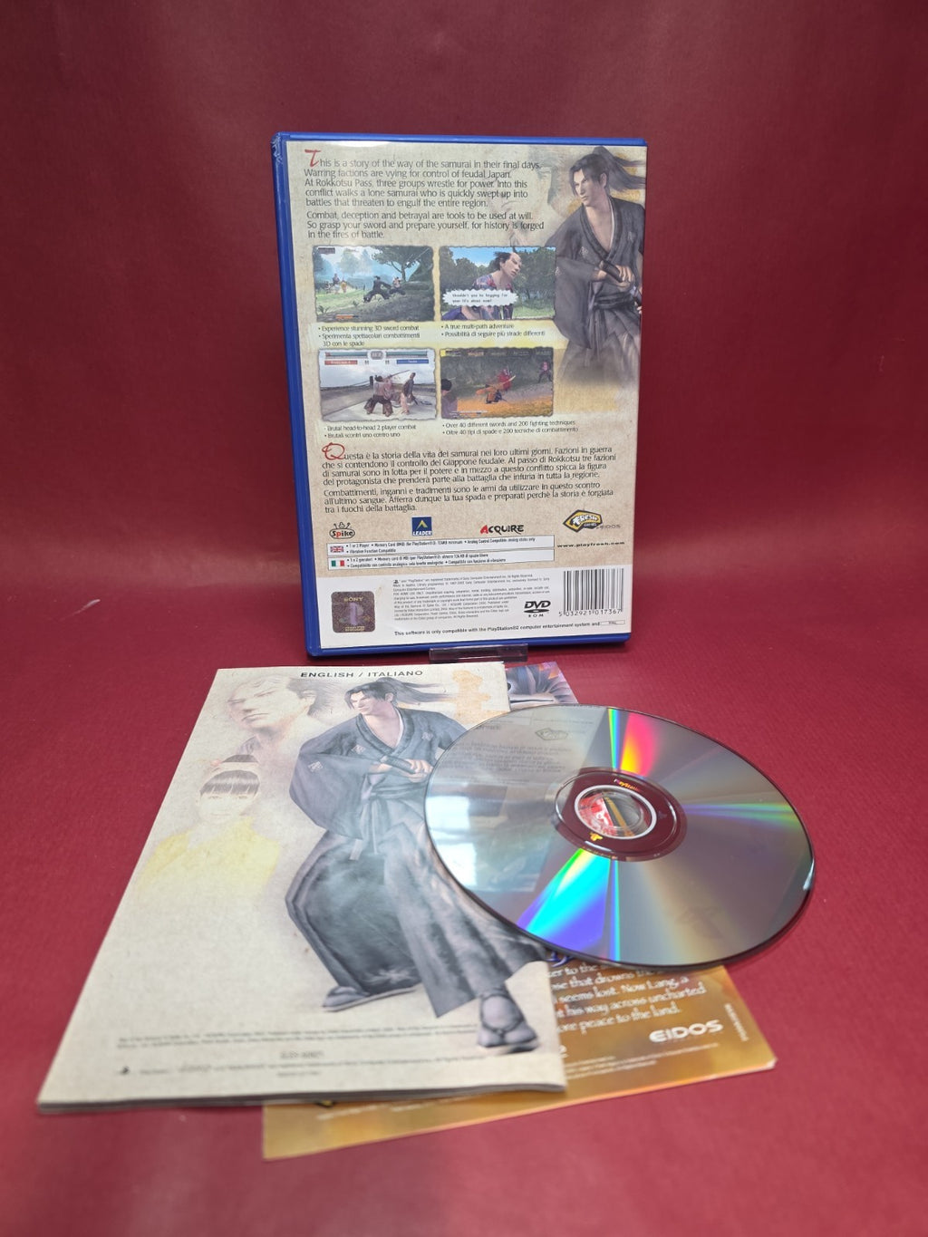 Way of the Samurai (Sony PlayStation 2, 2002) - European Version