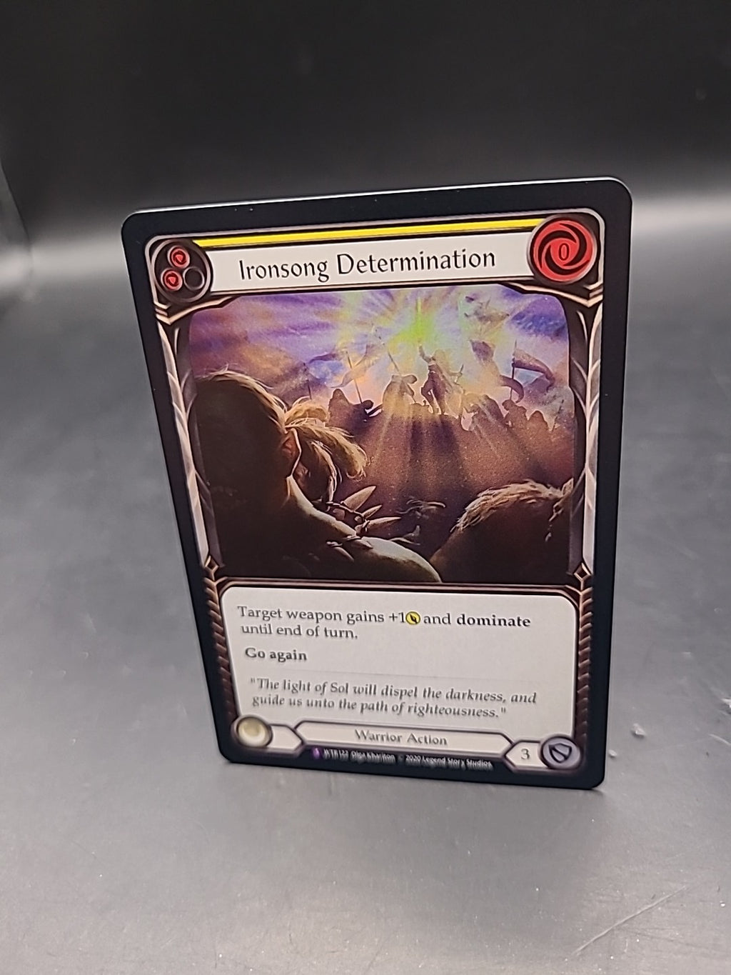Flesh And Blood Ironsong Determination Pitch(2) Standard Unl WTR122 