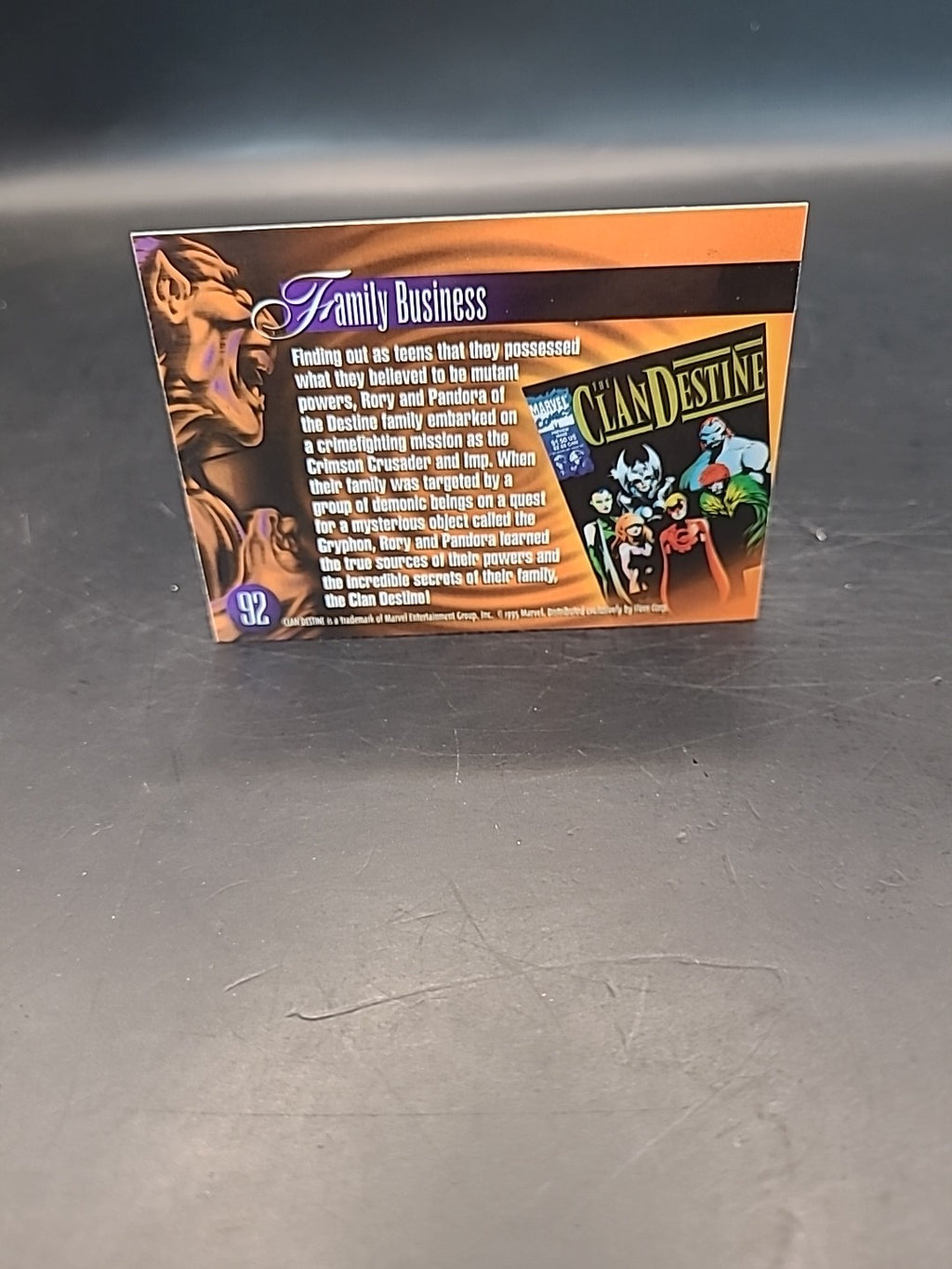 CLAN DESTINE / 1995 Fleer Flair Marvel Annual BASE Trading Card #92