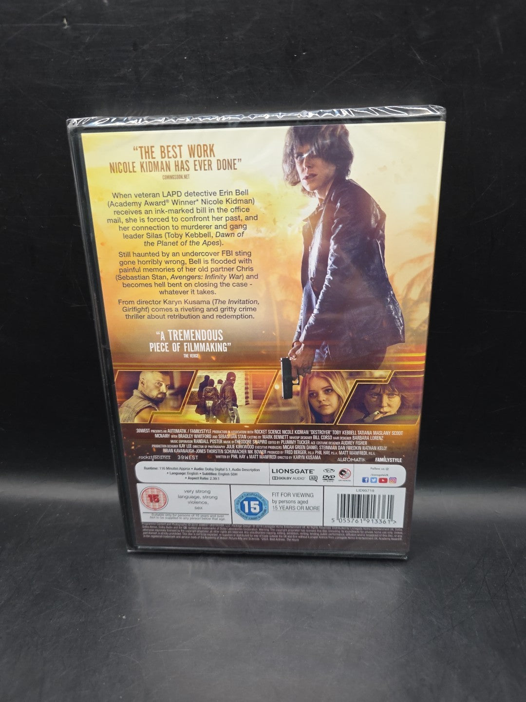 DESTROYER DVD BRAND NEW SEALED REGION 2 NICOLE KIDMAN TOBY KEBBELL BRAND NEW