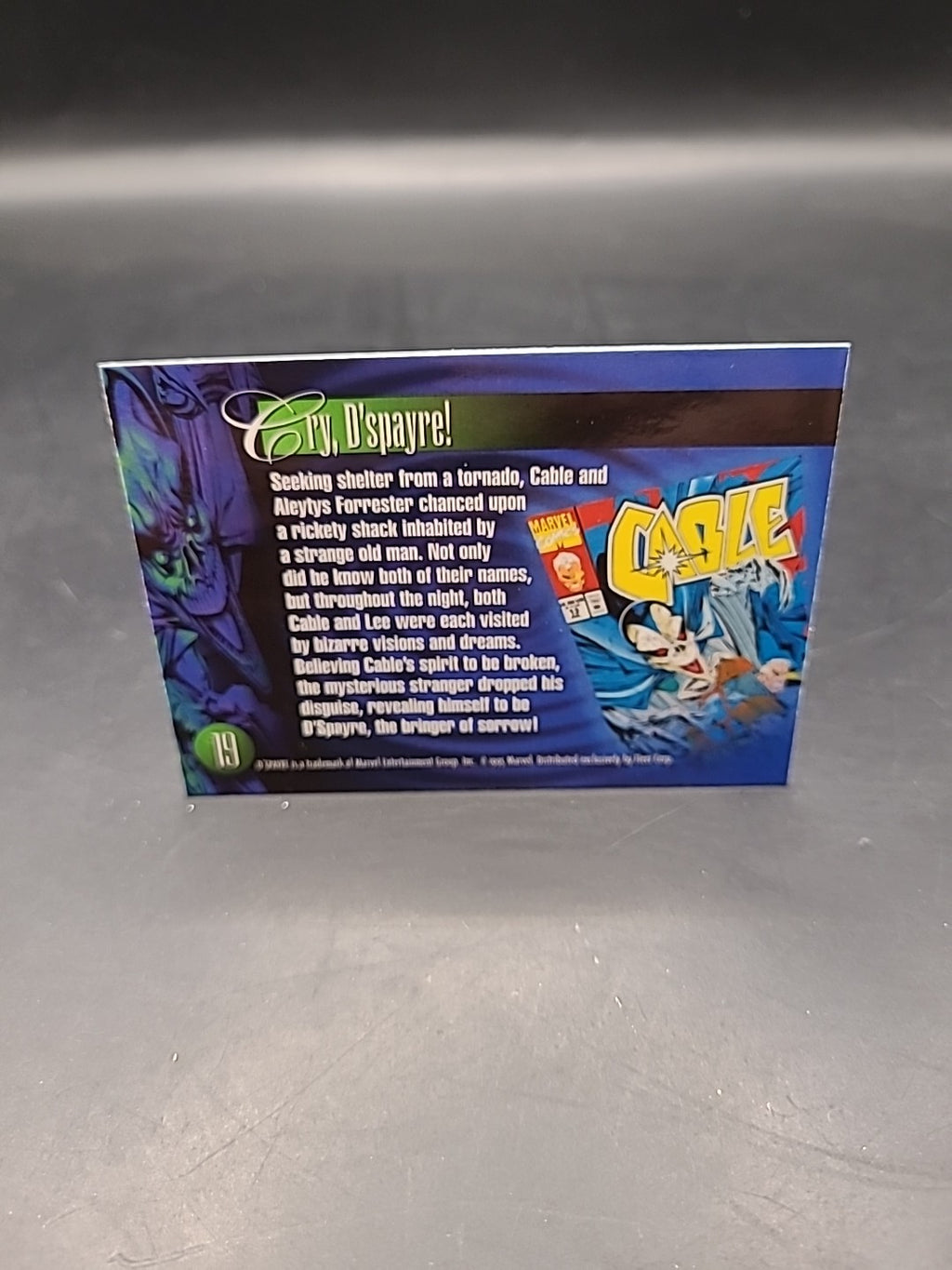 Marvel Annual 1995 Fleer Flair Trading Card Cry D'Spayre #19 Number 19