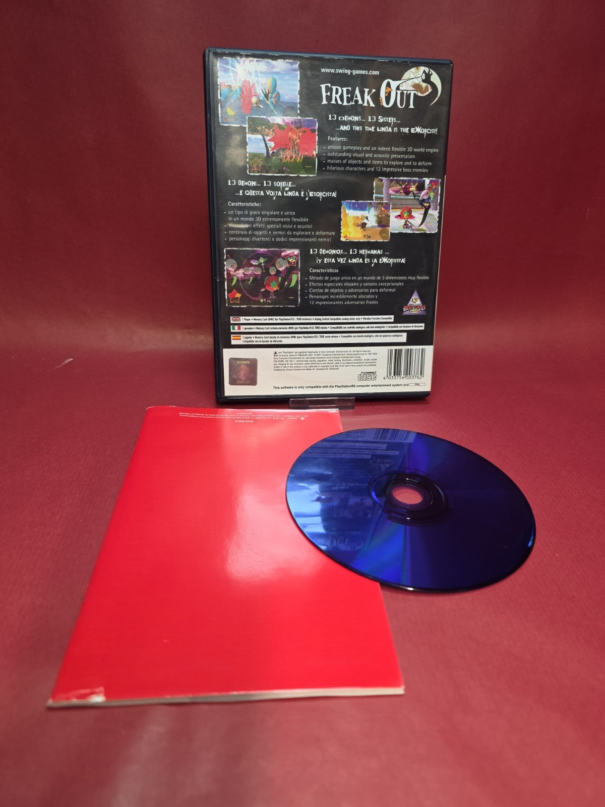 Freak Out (SONY PS2 GAME) Video Game