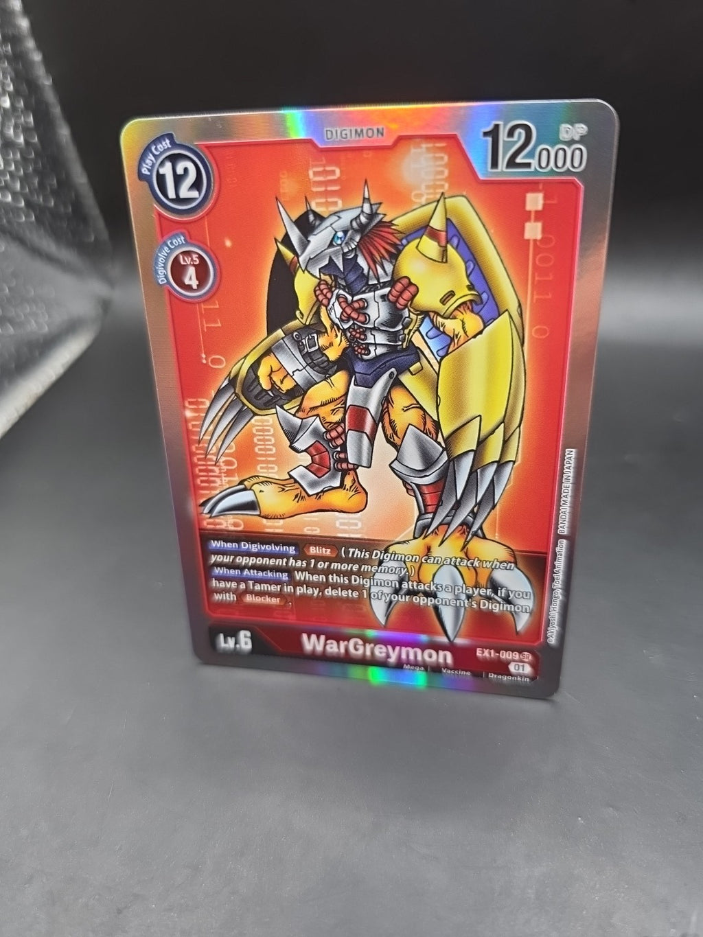 Digimon TCG Wargreymon Ex1-009 Foil LP