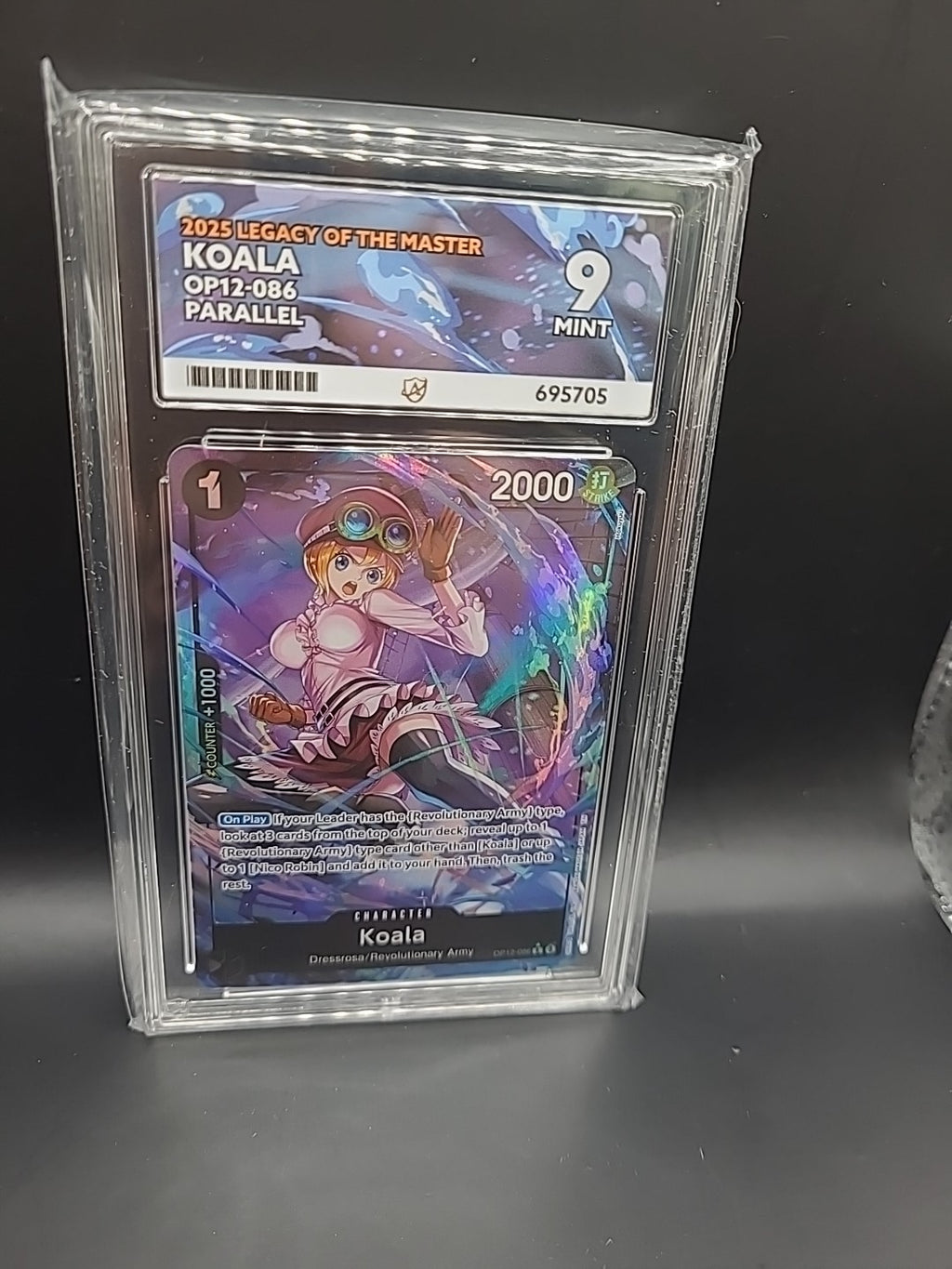 2025 ONE PIECE JPN OP12-LEGACY OF THE MASTER ALTERNATE ART #086 KOALA ACE 9