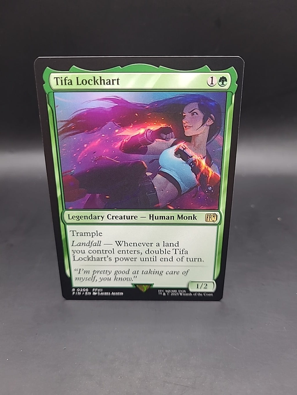 Tifa Lockhart MTG Final Fantasy REGULAR 0206 Legendary Creature Human Monk TCG