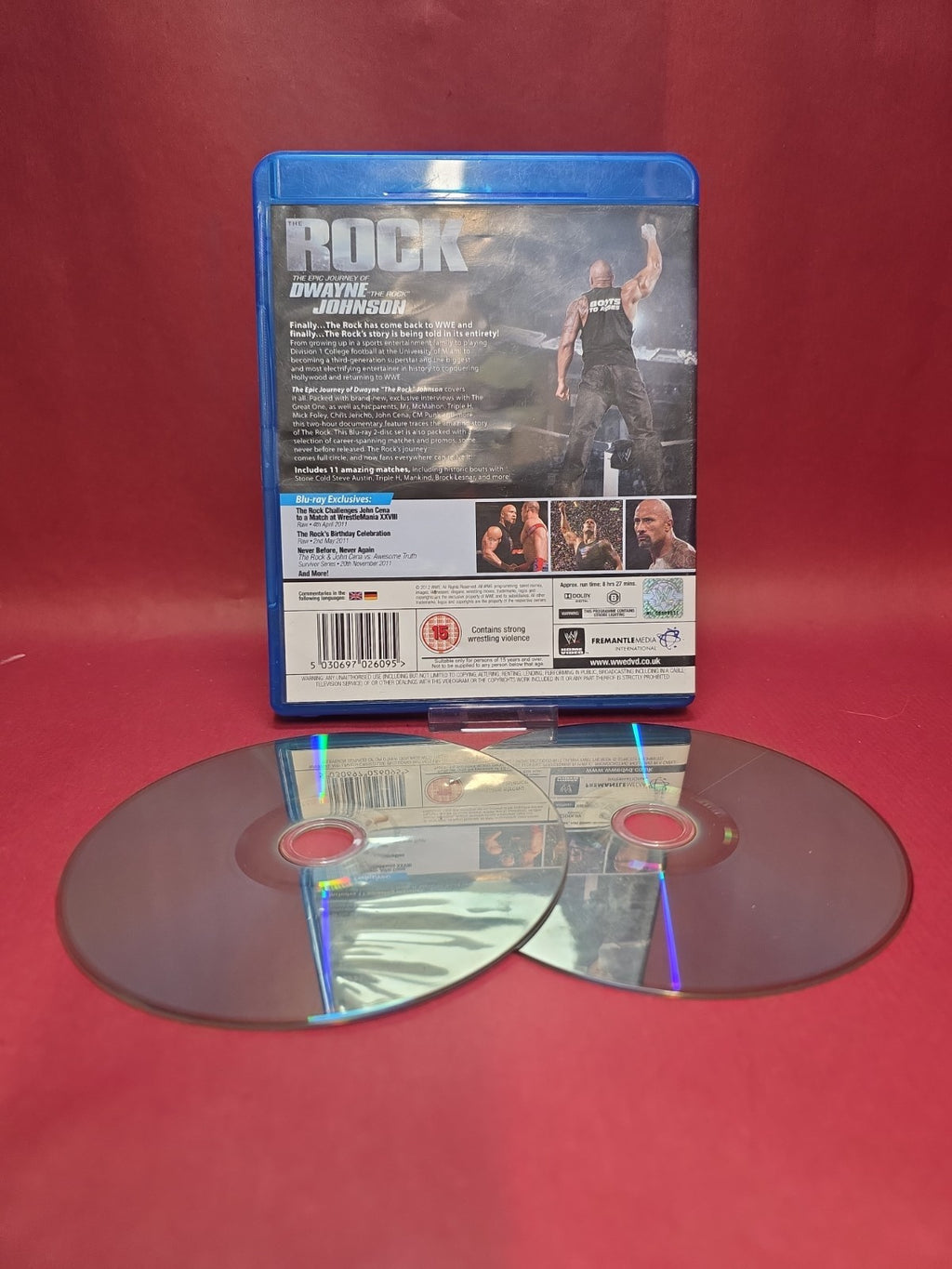 The Epic Journey Of Dwayne 'The Rock' Johnson (Blu-ray, 2014)