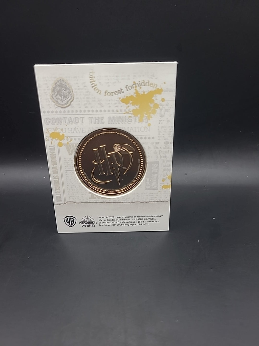 Harry Potter Medal Coin Collection Artefacts And Spells Monster Book Of Monsters