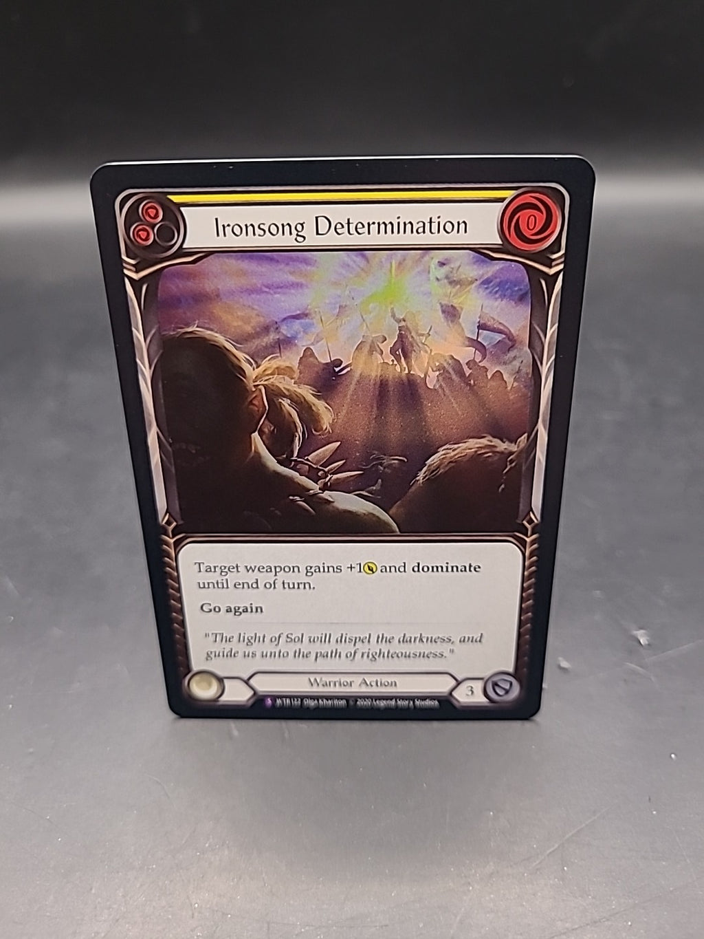 Flesh And Blood Ironsong Determination Pitch(2) Standard Unl WTR122 