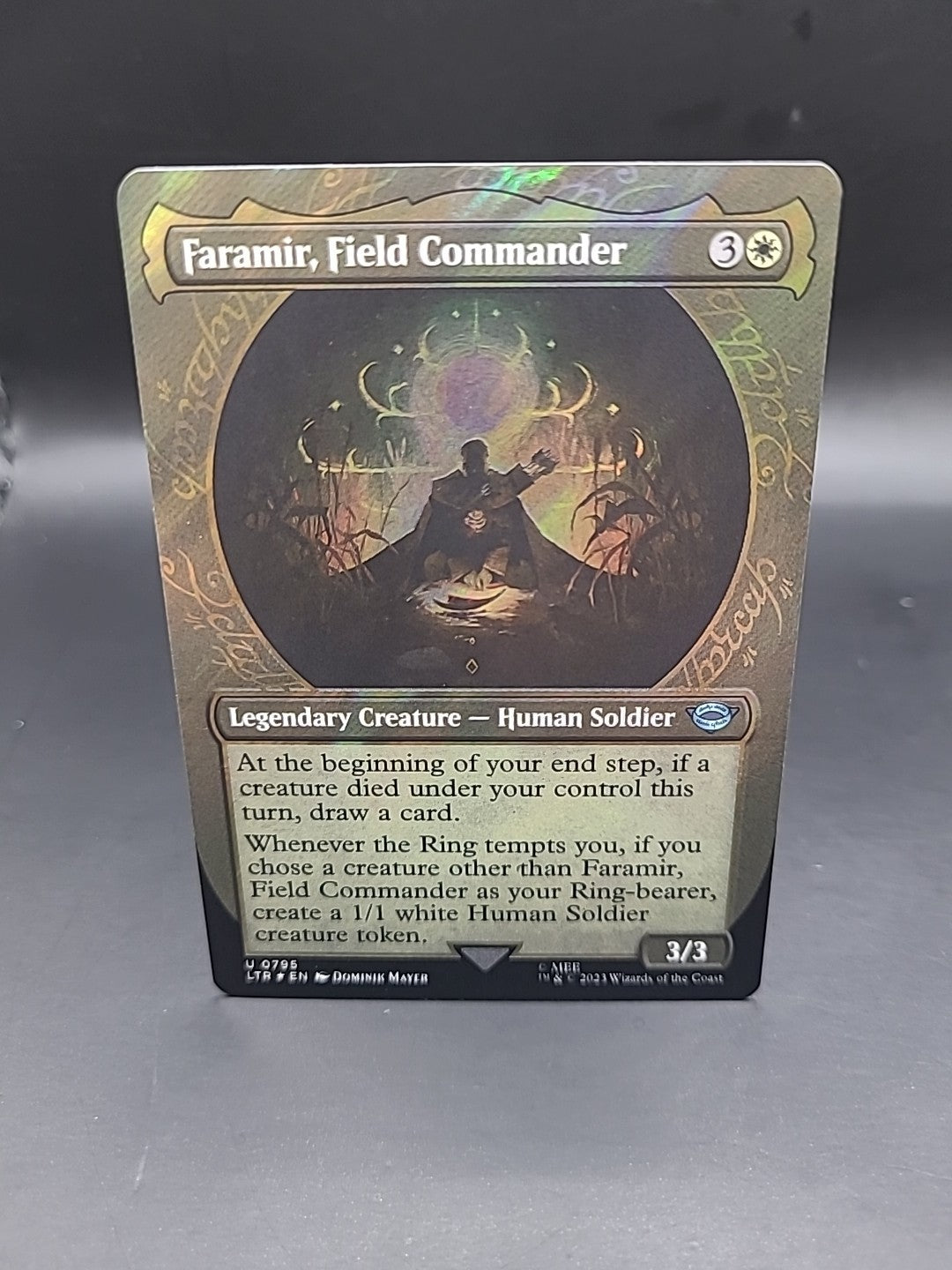 U 0795 Faramir, Field Commander - SURGE FOIL - Showcase MTG The Lord of the Ring