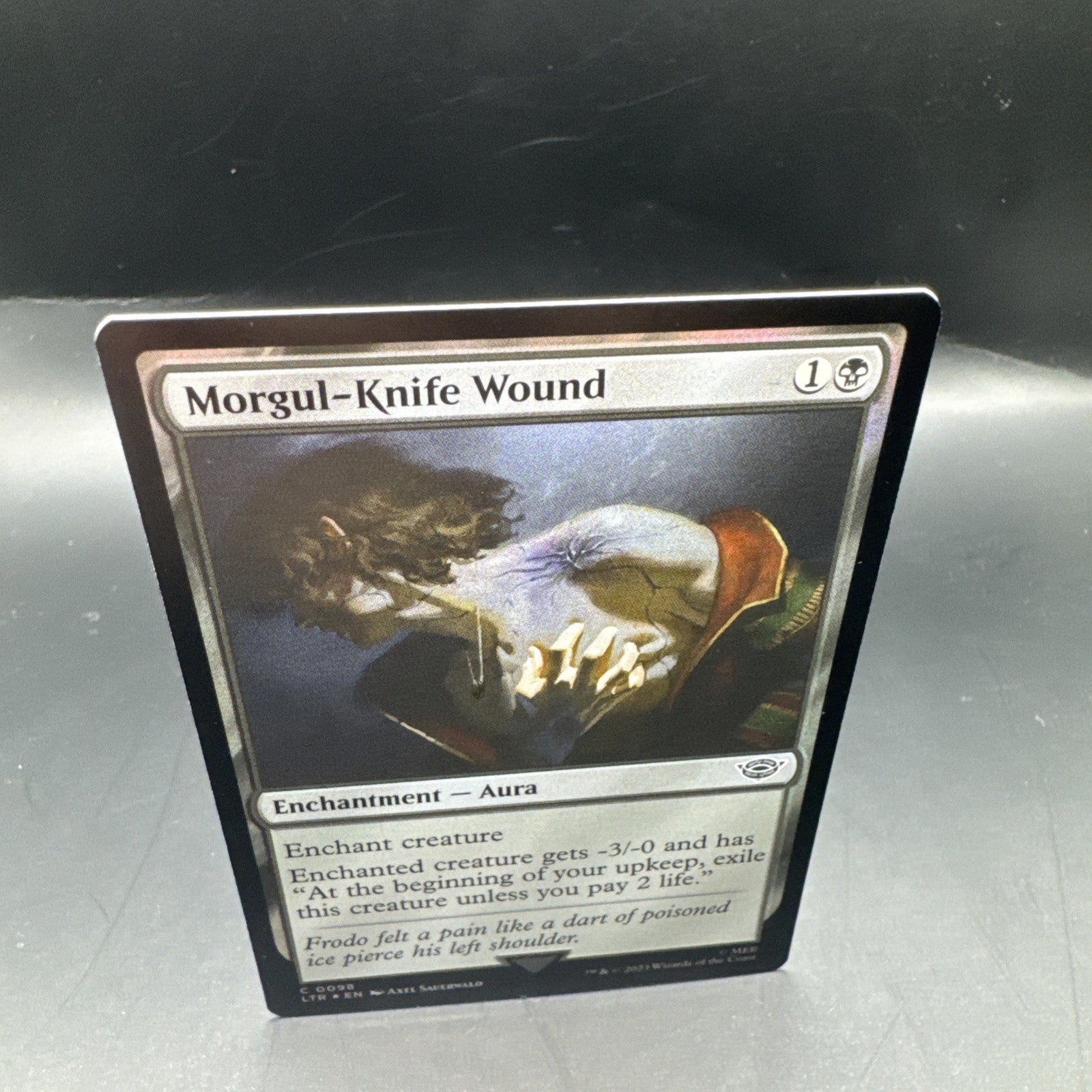 MTG Morgul-Knife Wound (FOIL) 0098 Lord of the Rings + Regular Card