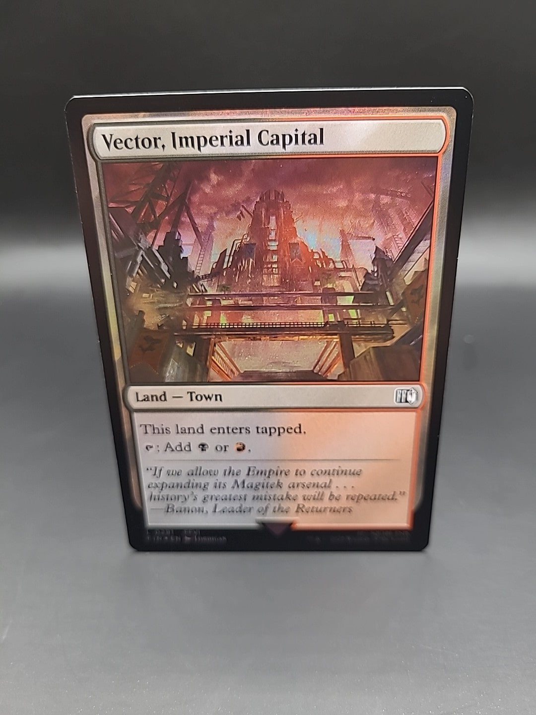 MTG Final Fantasy Foil Land #0291 Vector Imperial Capital
