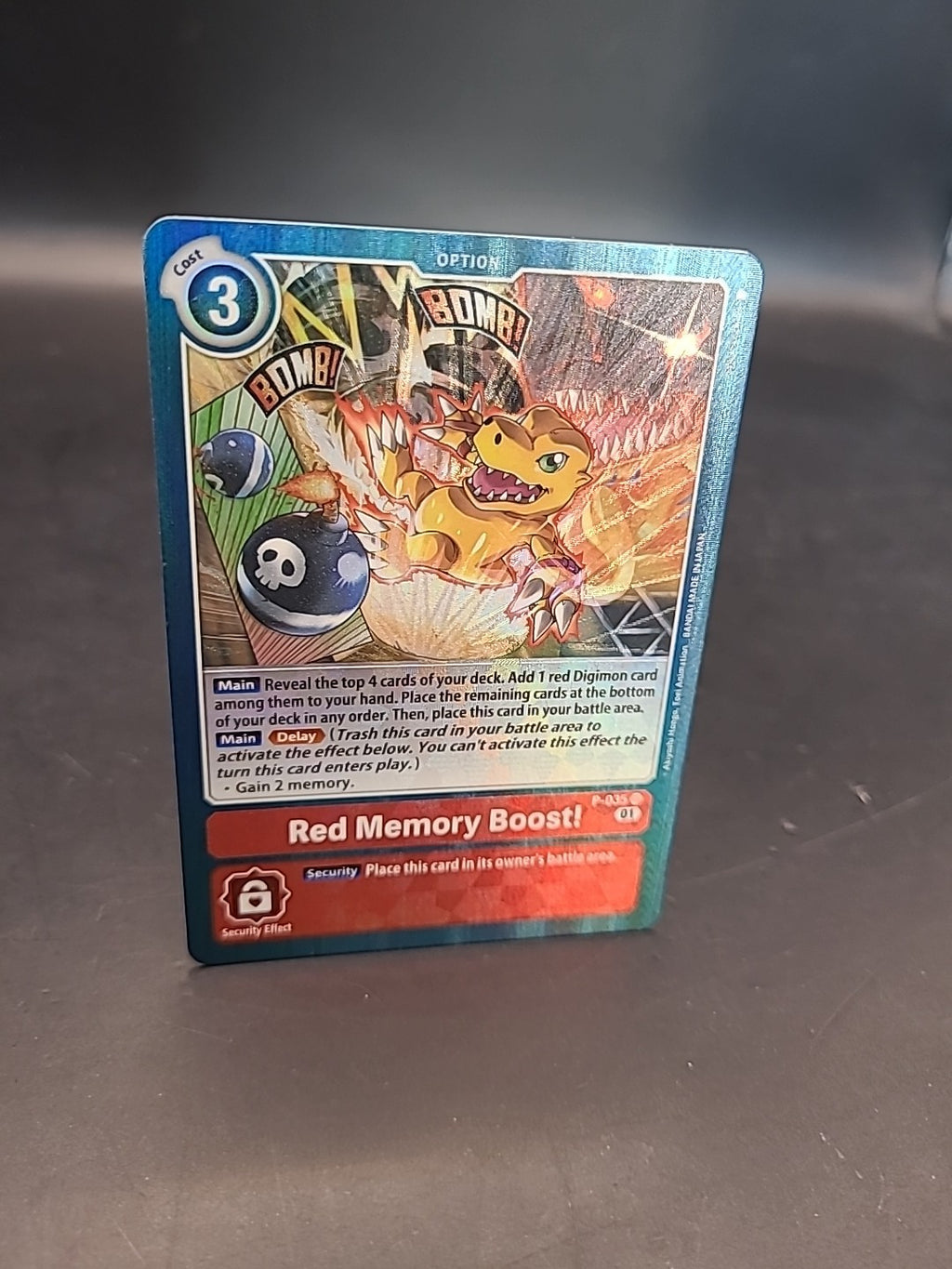 Digimon: Red Memory Boost!   P-035 SR. Super Rare ²