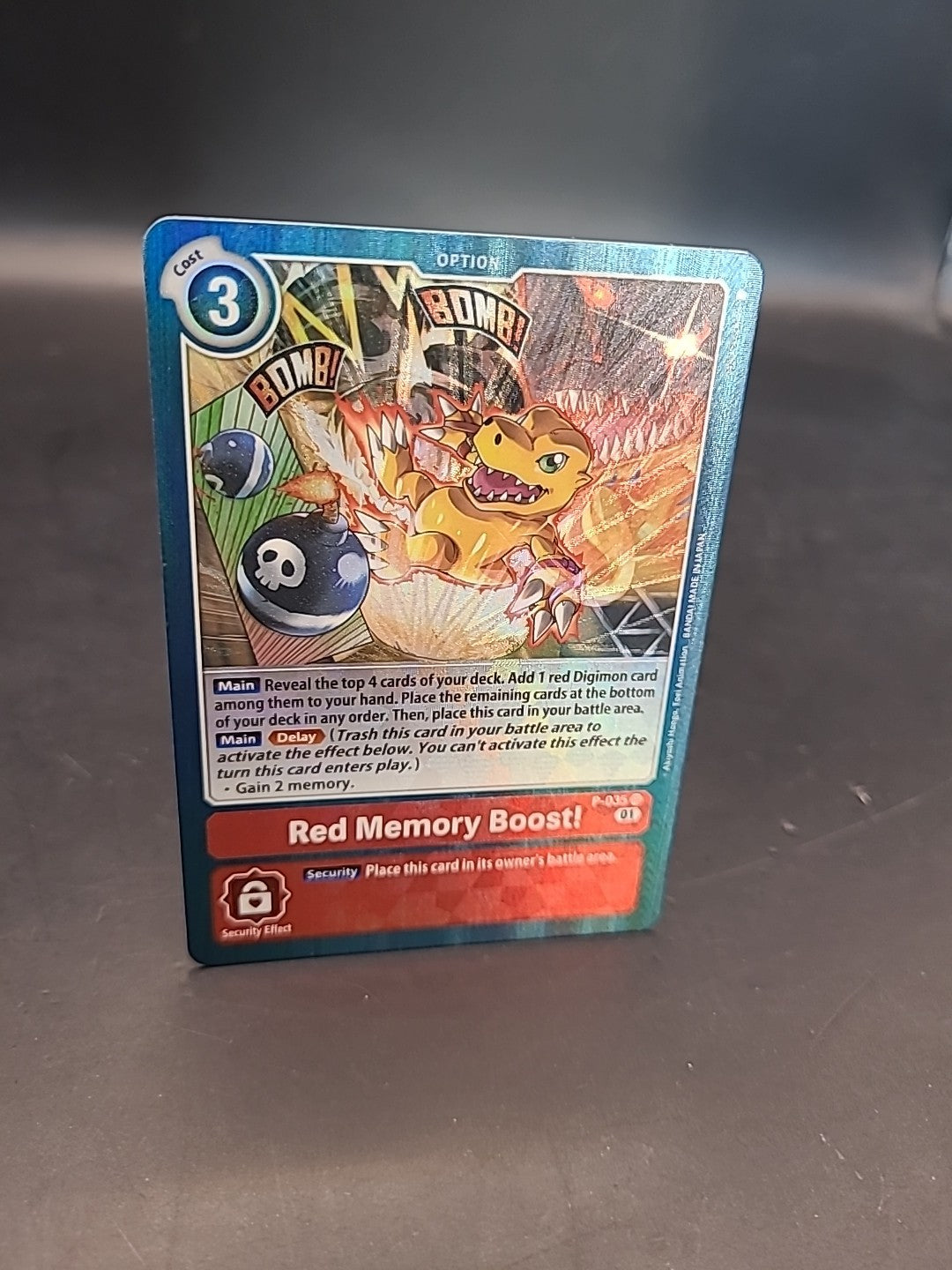 Digimon: Red Memory Boost!   P-035 SR. Super Rare ²