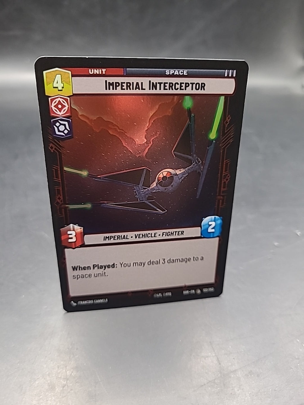Imperial Interceptor - Foil #132/252 Star Wars Unlimited Spark of Rebellion