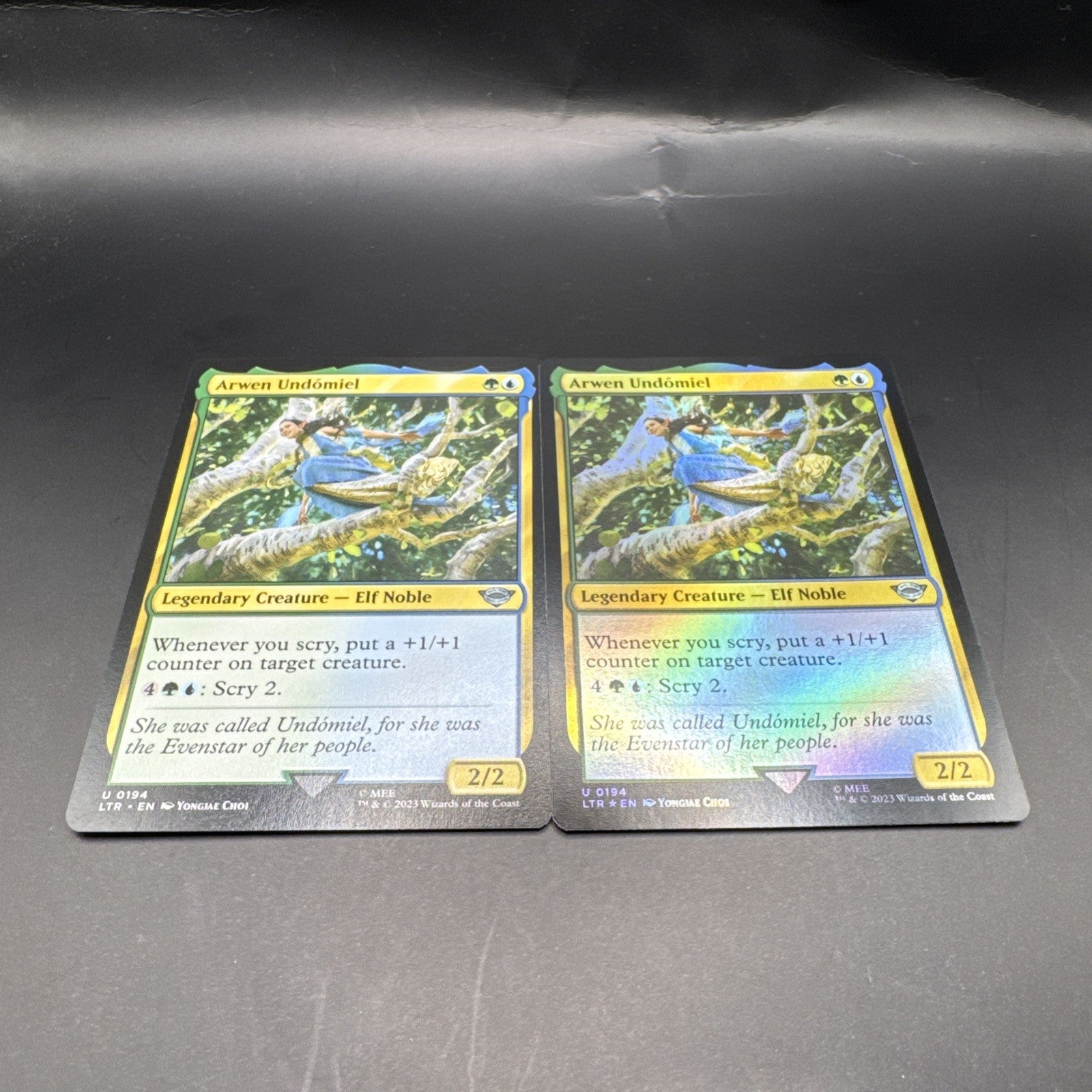 Arwen Undomiel MTG LTR U0194 + Regular Card
