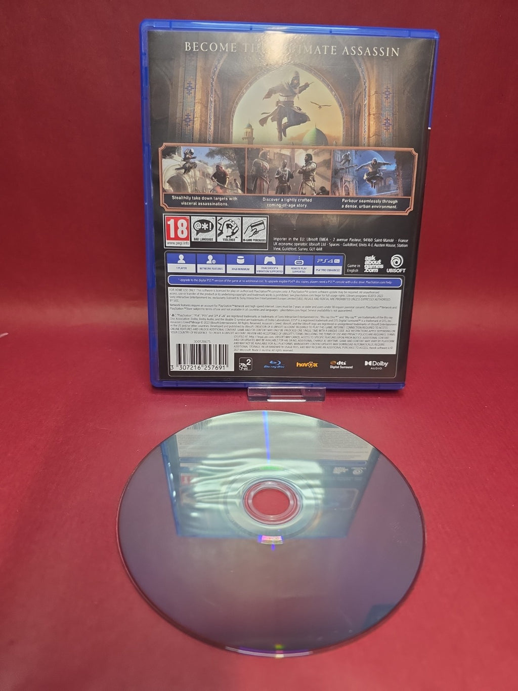 Assassin's Creed Mirage Launch Edition (Sony PlayStation 4, 2023)