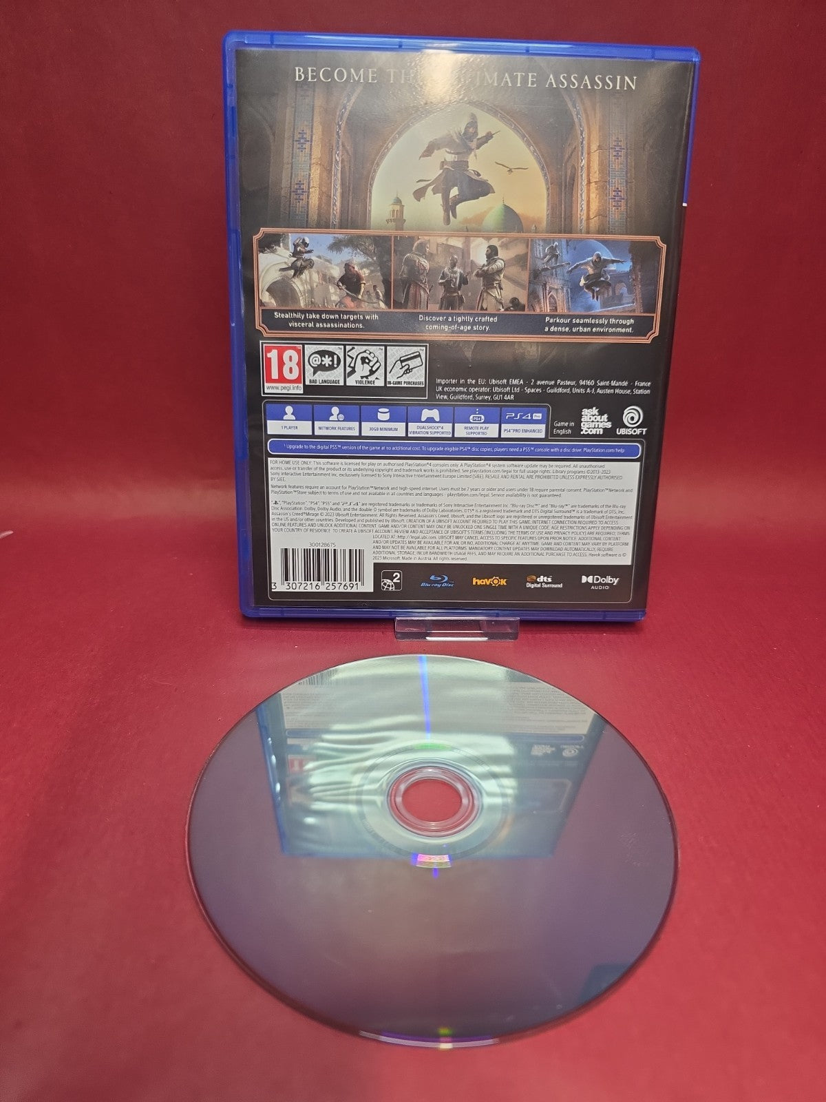 Assassin's Creed Mirage Launch Edition (Sony PlayStation 4, 2023)
