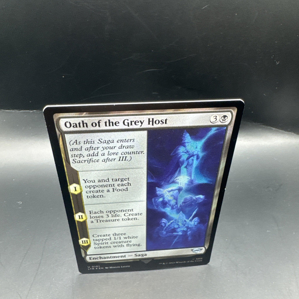 MTG Oath Of The Grey Host (FOIL) 0101 Lord of the Rings M/NM Free UK P&P