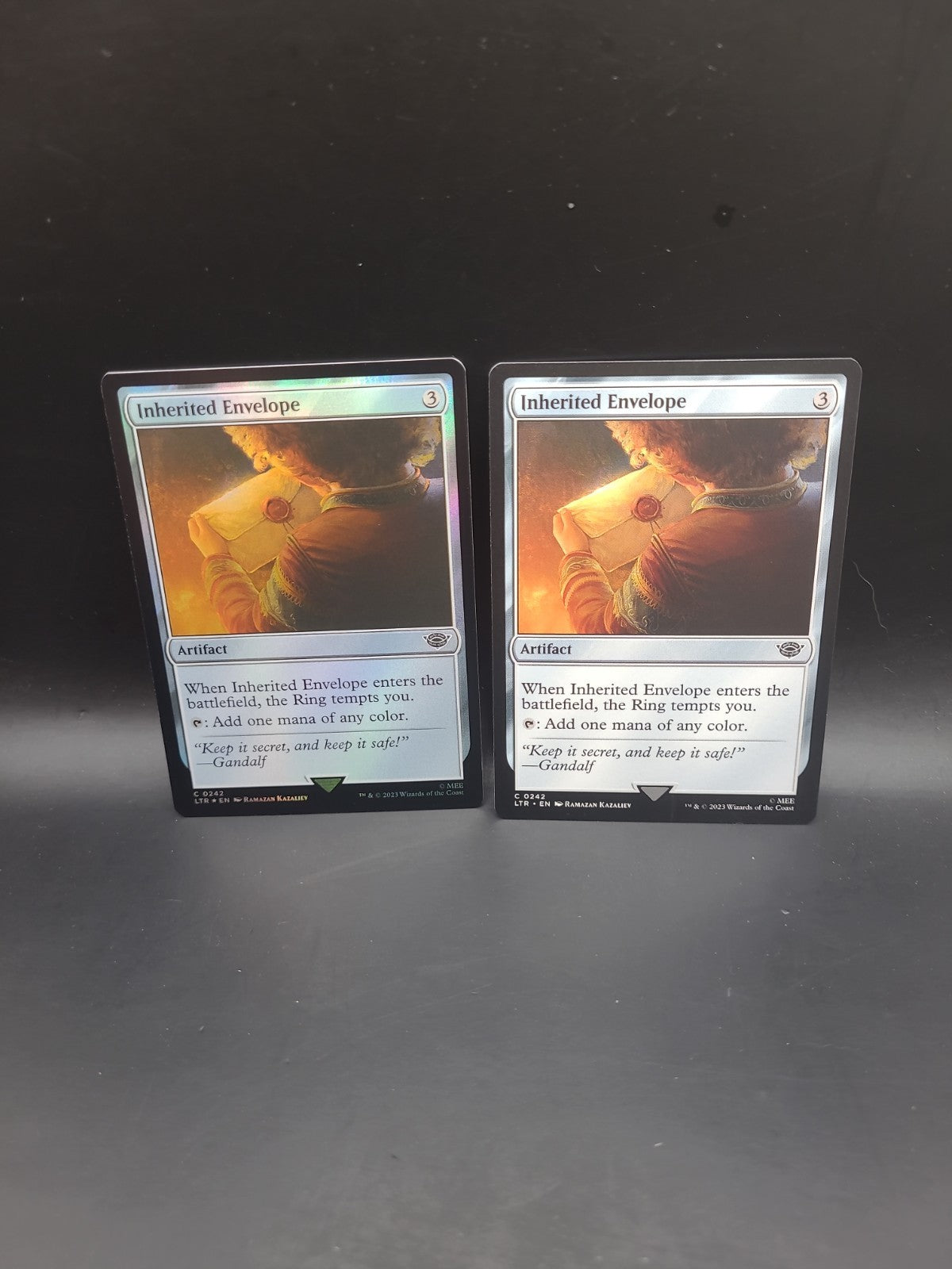 MTG Inherited Envelope the Lord of the Rings:  Foil + Regular NM
