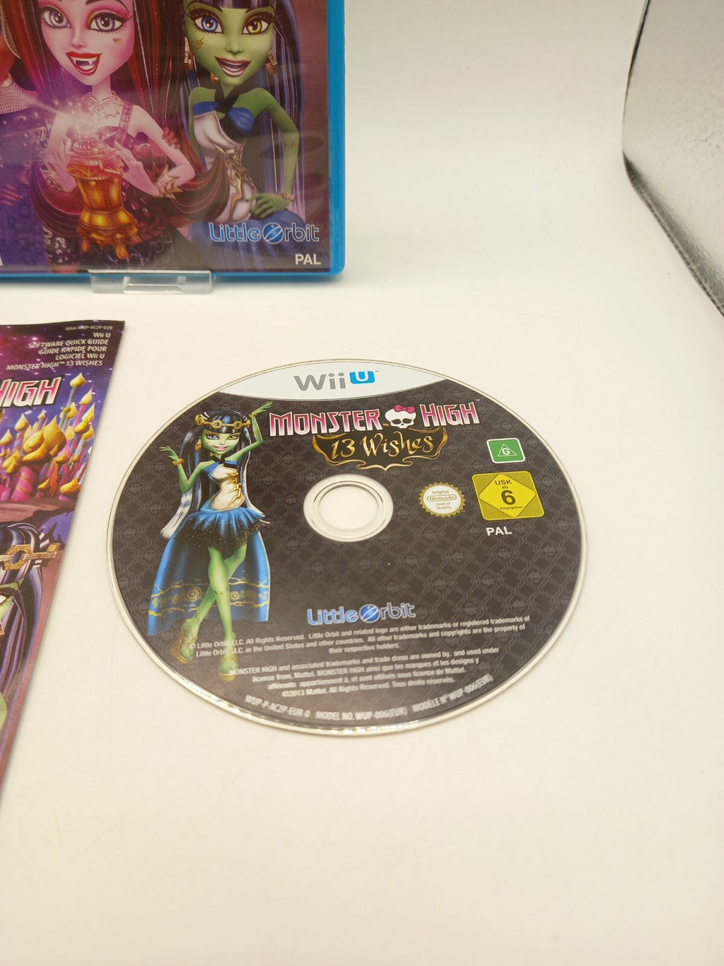 Monster High 13 Wishes Nintendo Wii U Game - Spanish Art Cover