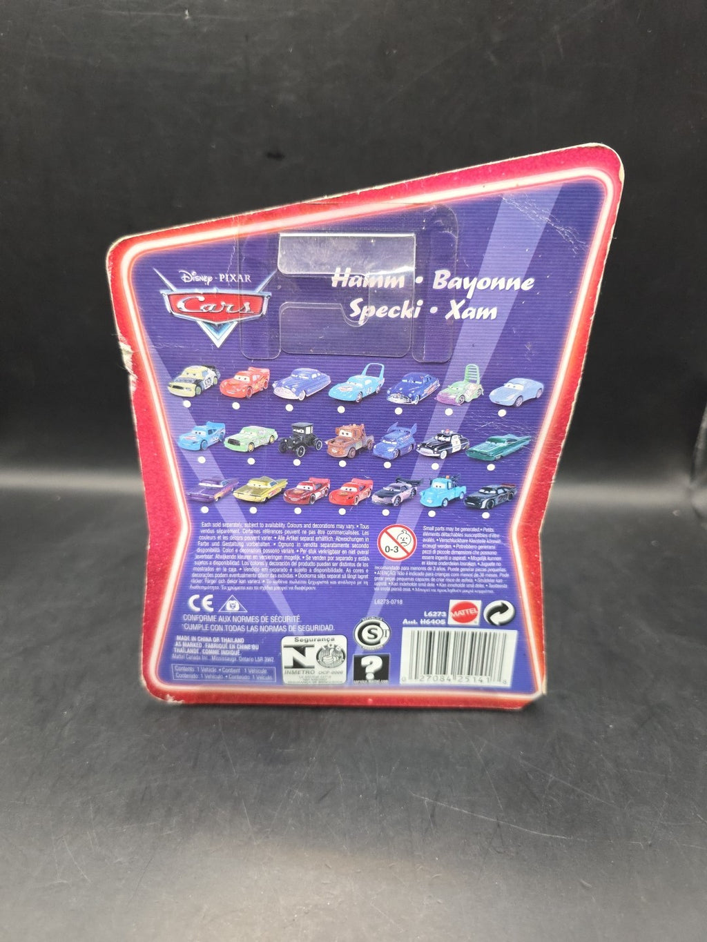 DISNEY PIXAR CARS DIE CAST COLLECTABLE MODEL HAMME BAYONNE