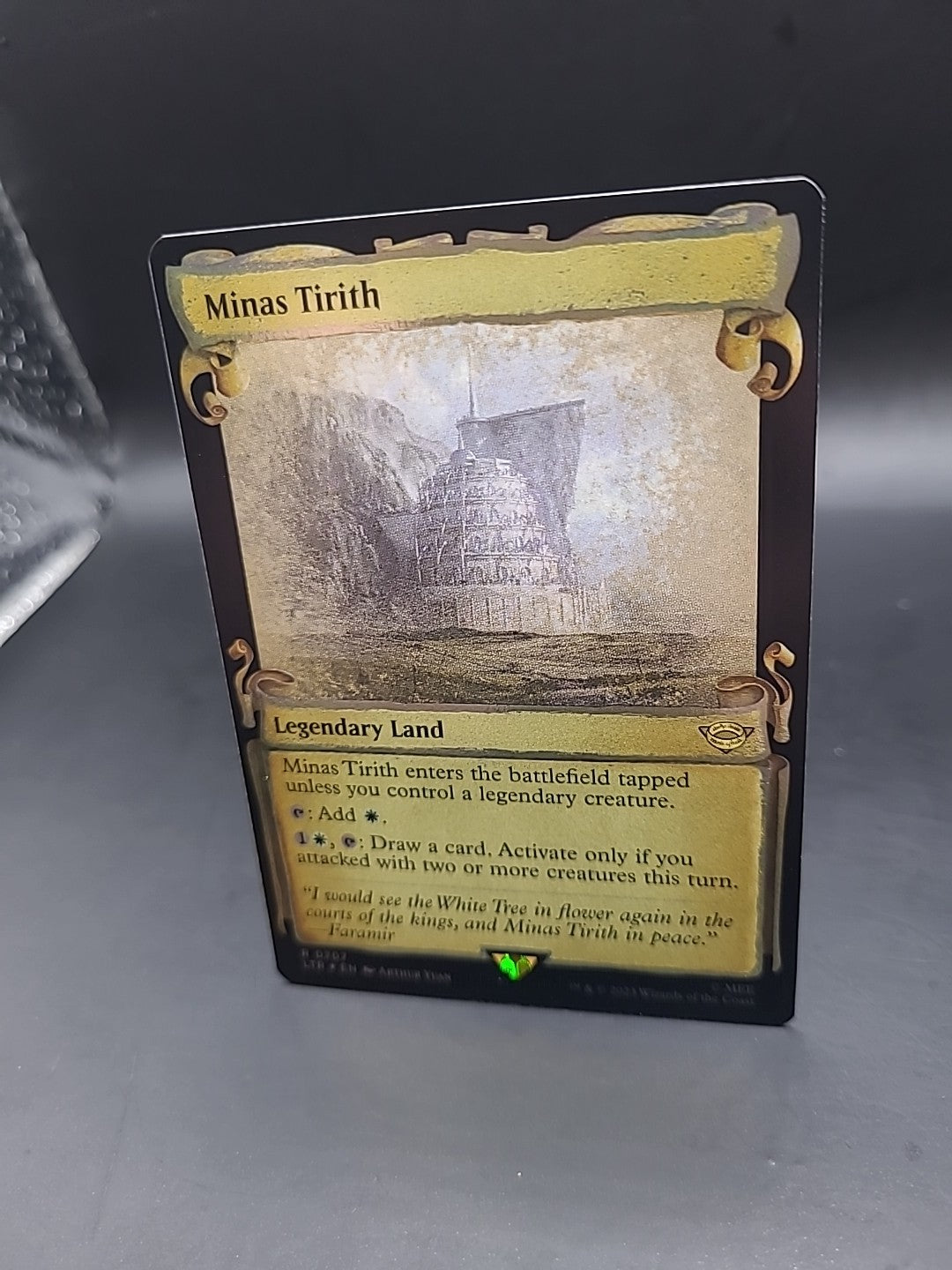 Minas Tirith FOIL / Magic MTG / Lord of the Rings - Rare - R 0707