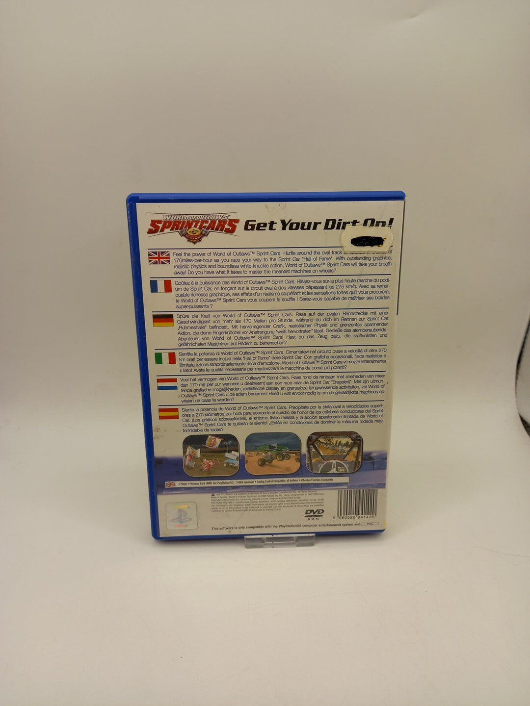 World of Outlaws Sprint Cars 2002 (Sony PlayStation 2, 2002) - US Version