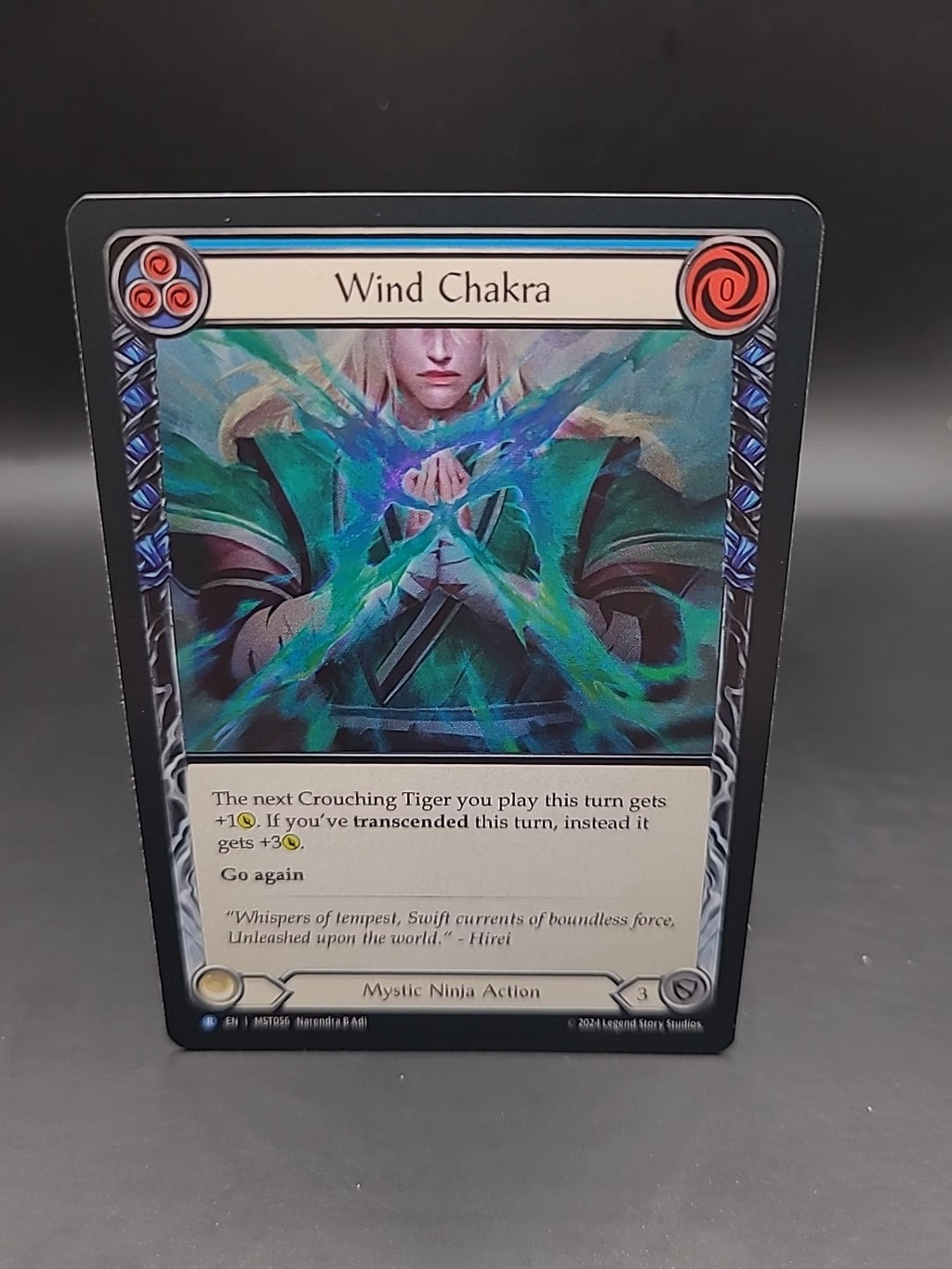 Wind Chakra Blue Foil - MST056 NM - FaB Flesh and Blood