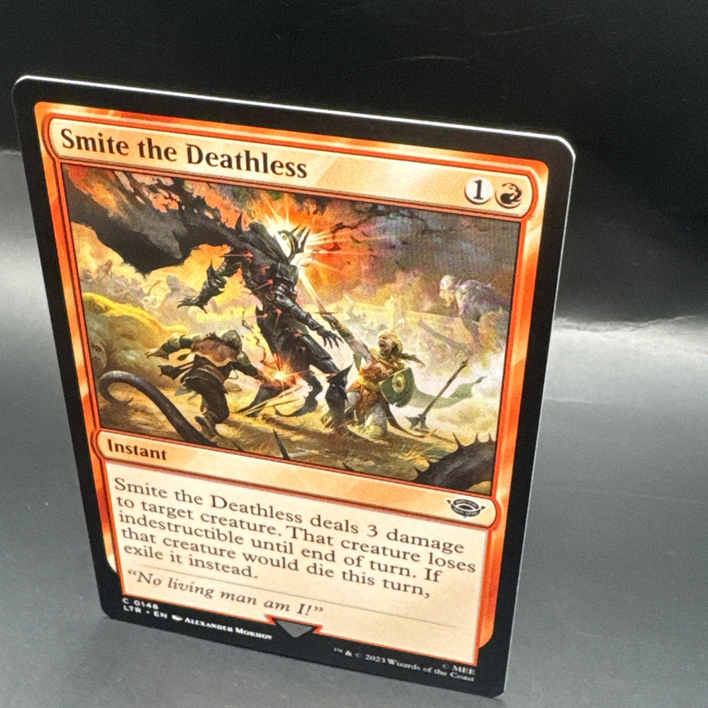 Smite the Deathless (FOIL) -MTG Lord of the Rings C0148 + 1 Regular Card