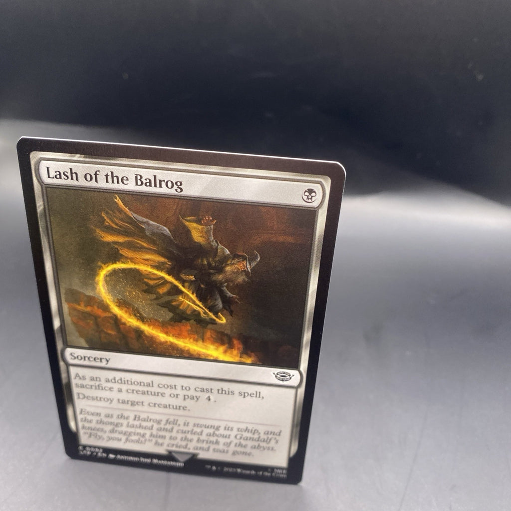 MTG Lash of the Balrog (Foil) [Tales of Middle-Earth, Near Mint]