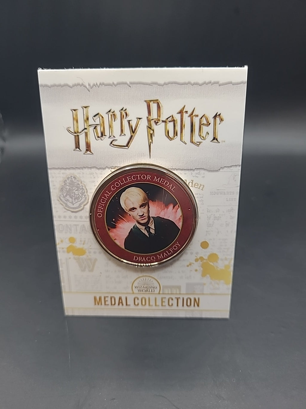 Harry Potter Official Medal Collection BURGANDY DRACO MALFOY