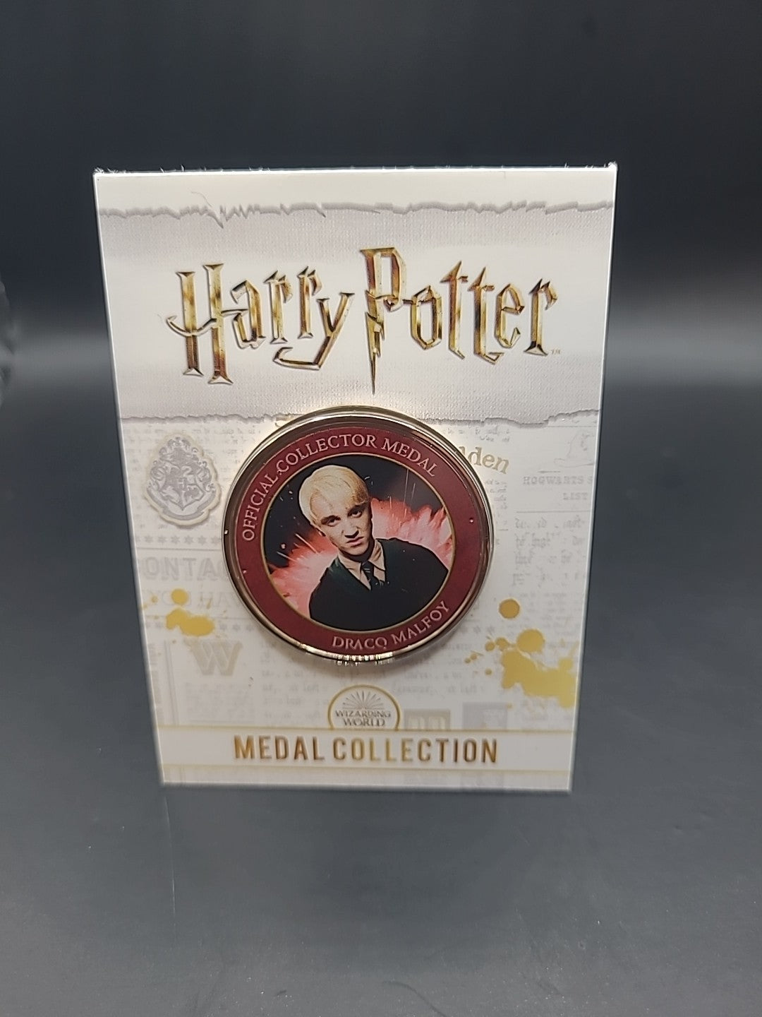 Harry Potter Official Medal Collection BURGANDY DRACO MALFOY