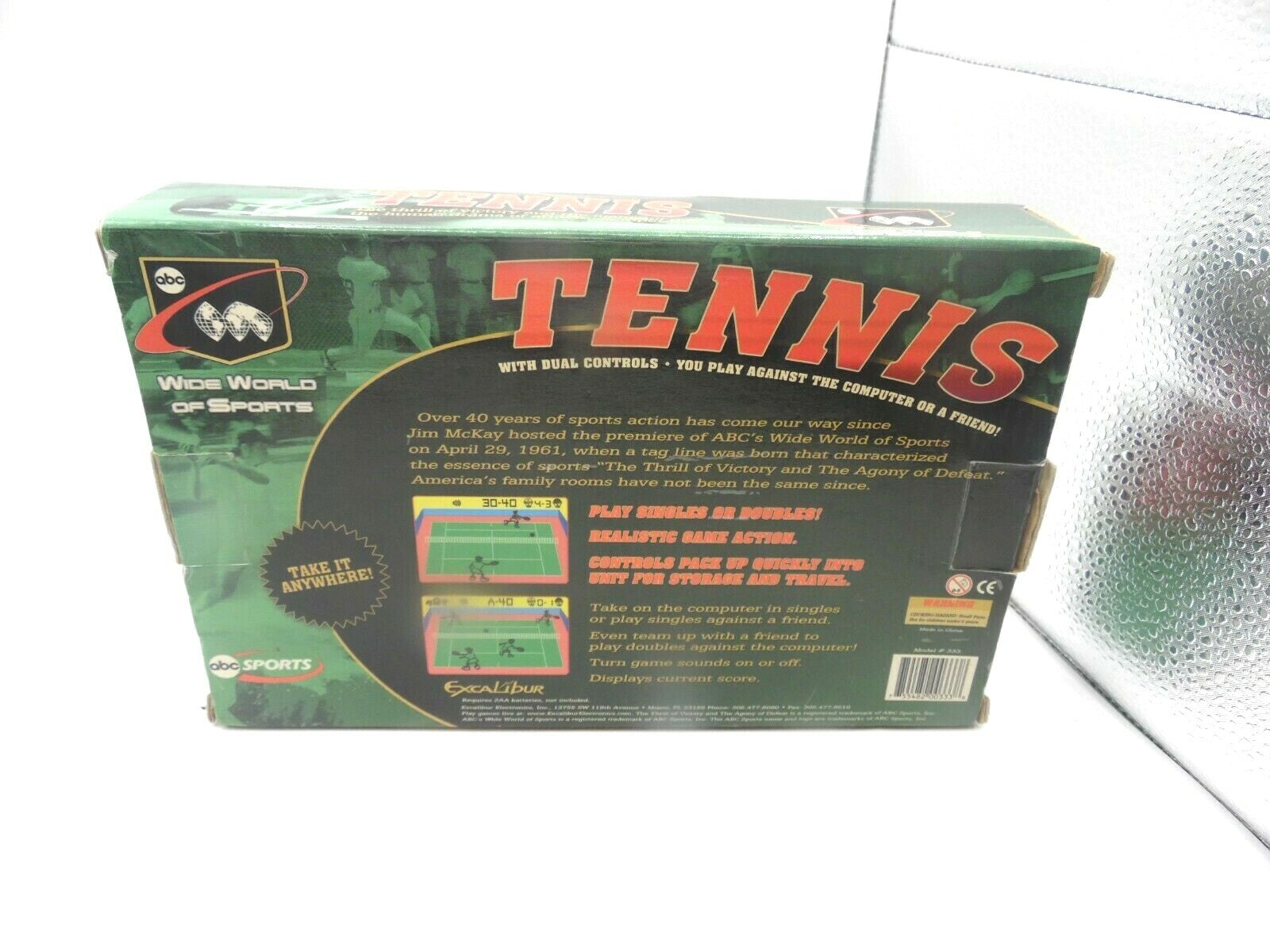 EXCALIBUR RETRO VINTAGE TENNIS ARCADE GAME MODEL 333
