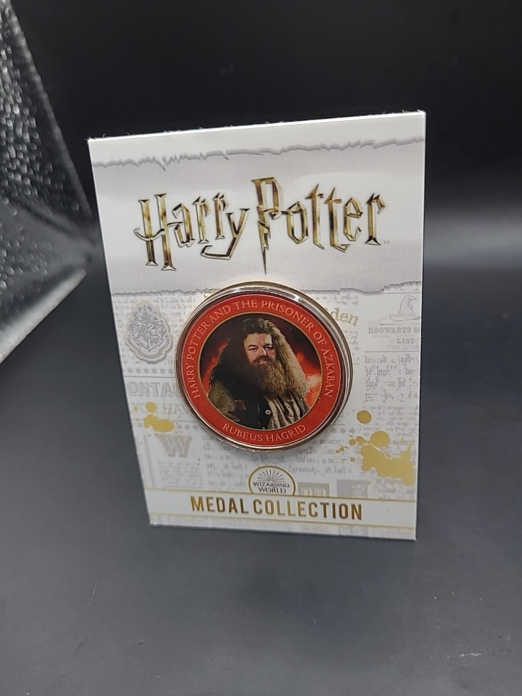 RARE HARRY POTTER MEDAL COIN PRISONER OF AZKABAN RUBEUS HAGRID COLTRANE