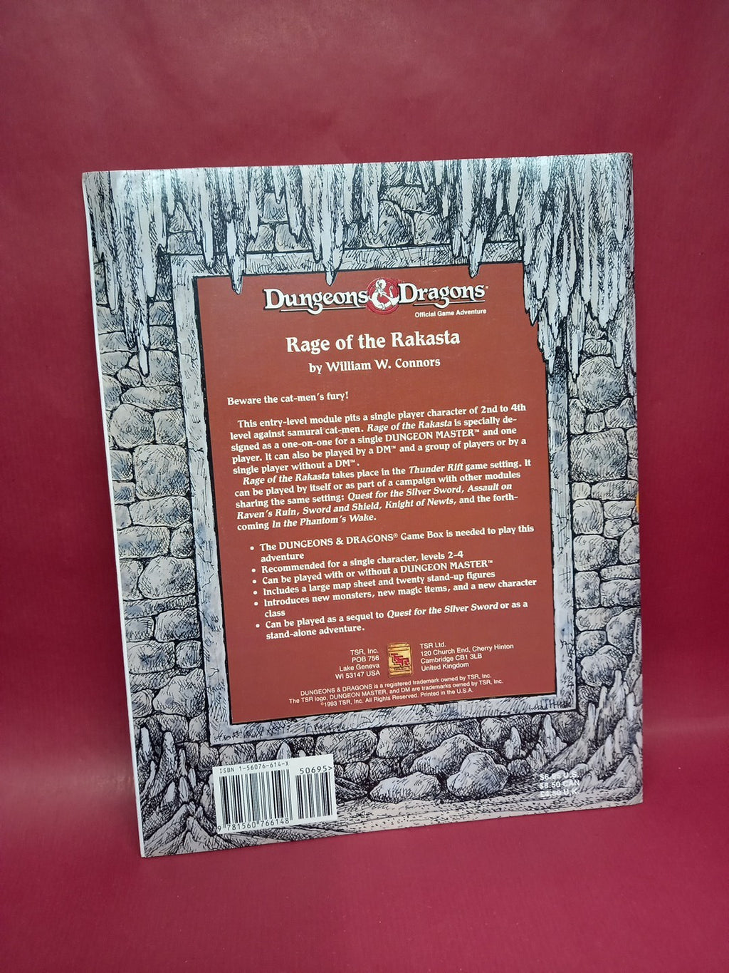 Dungeons and Dragons Rage Of The Rakasta  Book Only