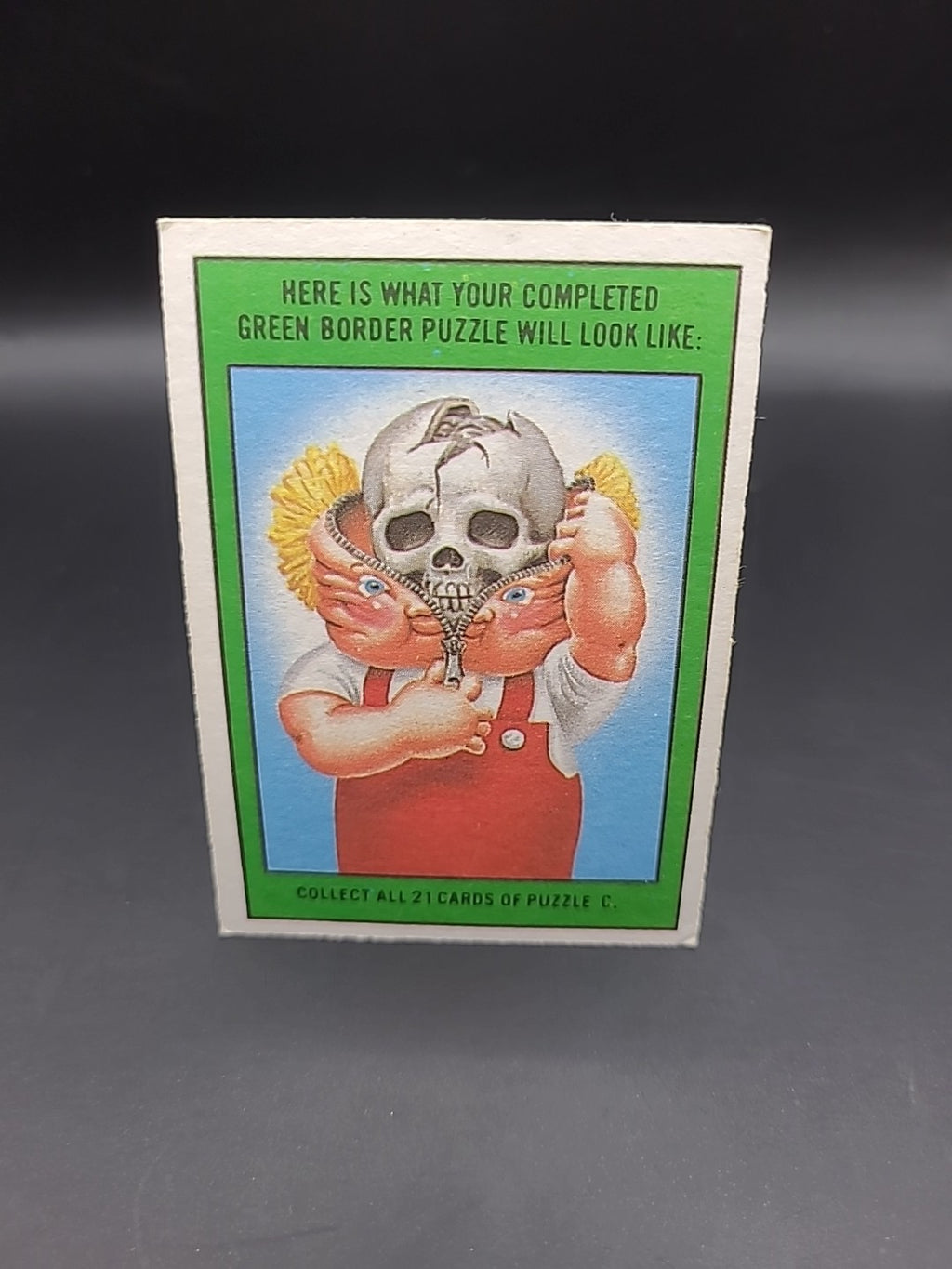 Garbage Pail Kids Topps Sticker Card - 1986 UK Series 4 Warrin' Warren 156a