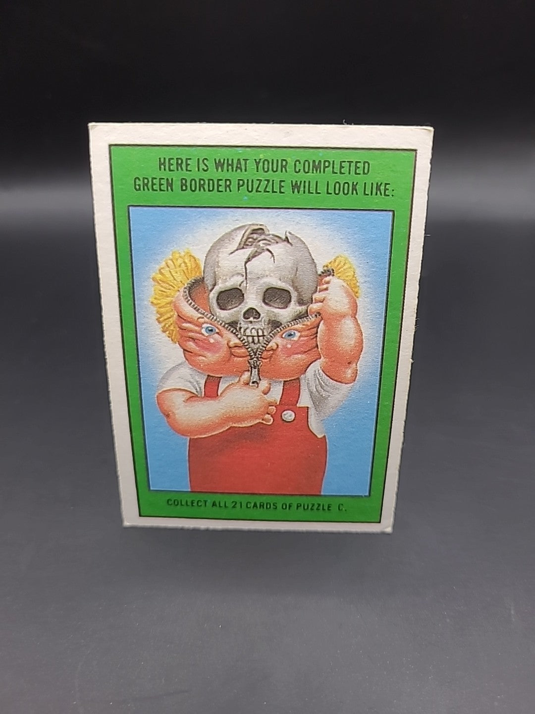 Garbage Pail Kids Topps Sticker Card - 1986 UK Series 4 Warrin' Warren 156a
