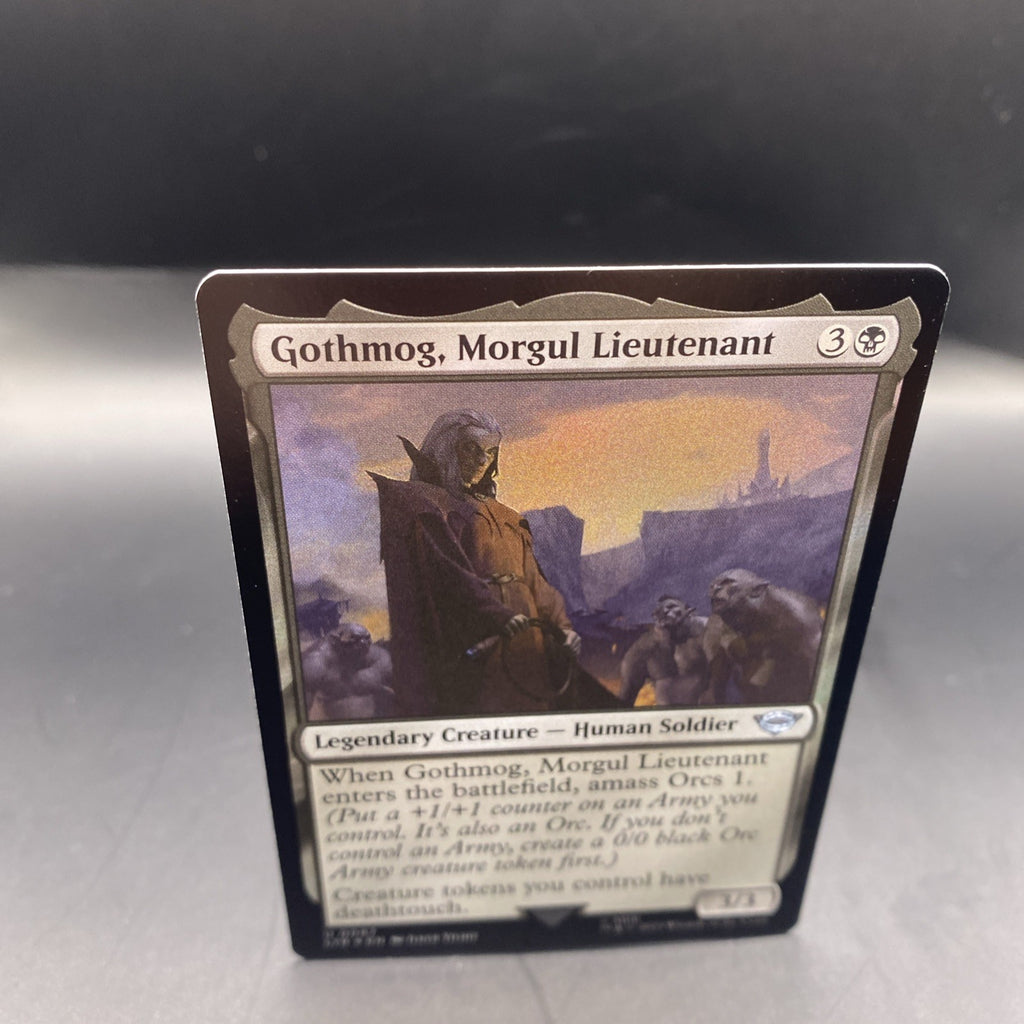 MTG - LOTR - Uncommon - Gothmog, Morgul Lieutenant - FOIL + 1 Regular Card