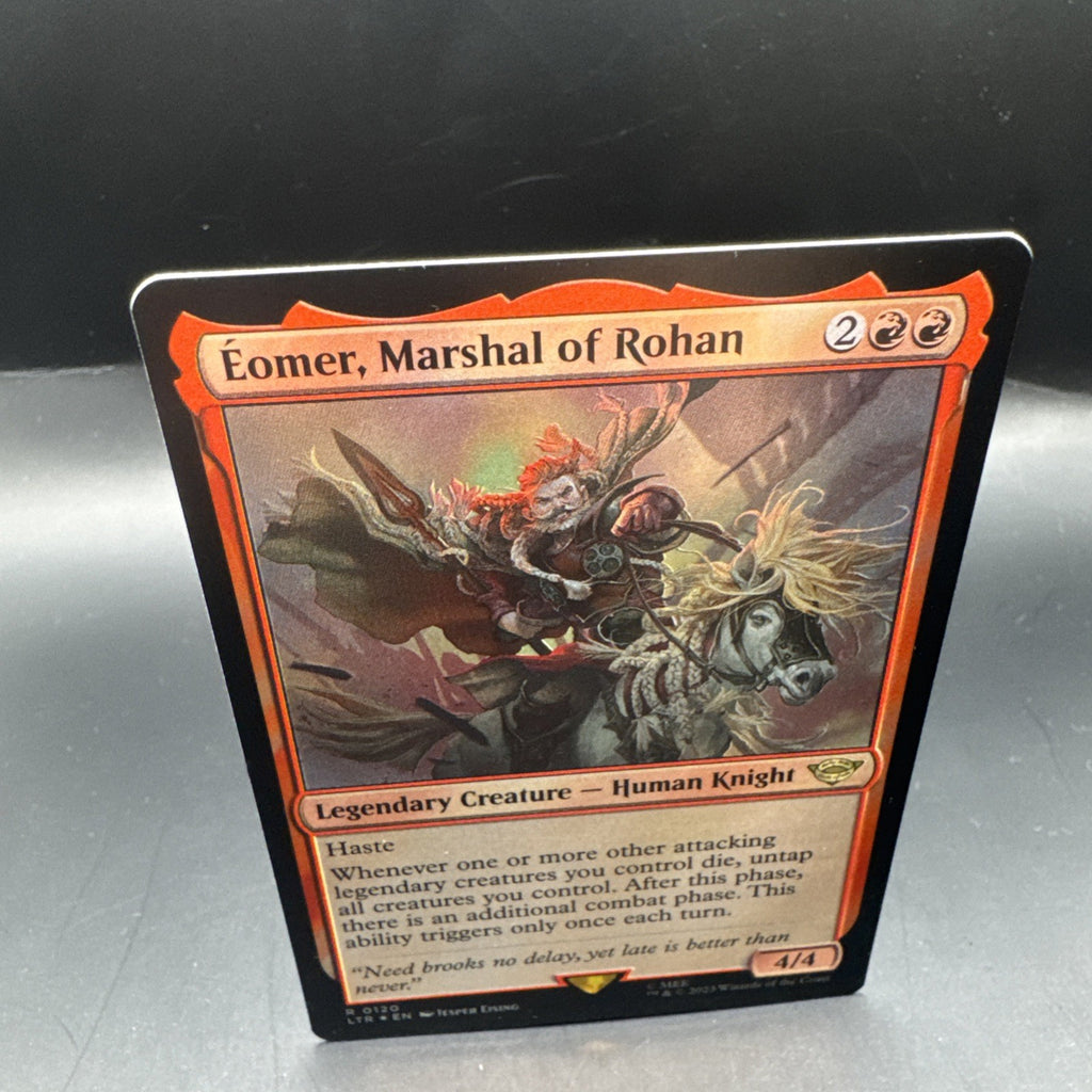 MTG FOIL Eomer, Marshal of Rohan -LTR- : Tales of Middle-Earth R0120
