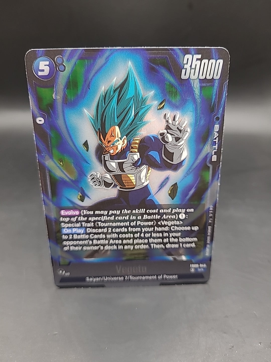 Vegeta SR FB09-045 Dragon Ball Super Fusion World Dual Evolution English