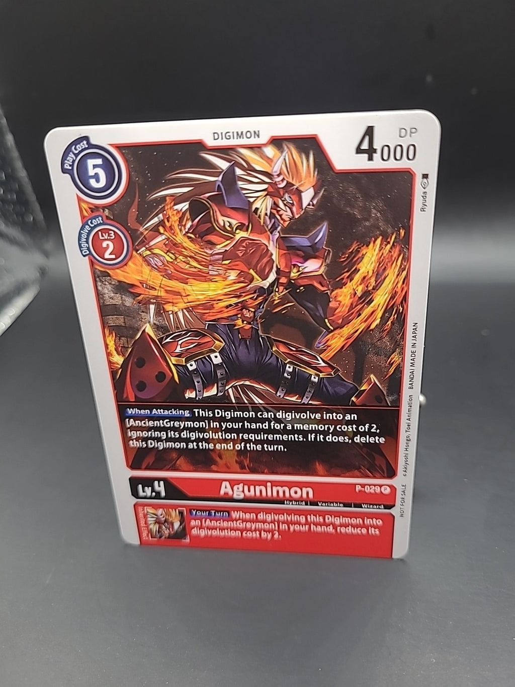 P-029 Agunimon :: Promo Non-Foil Digimon Card :: Revision Pack 2023 ::