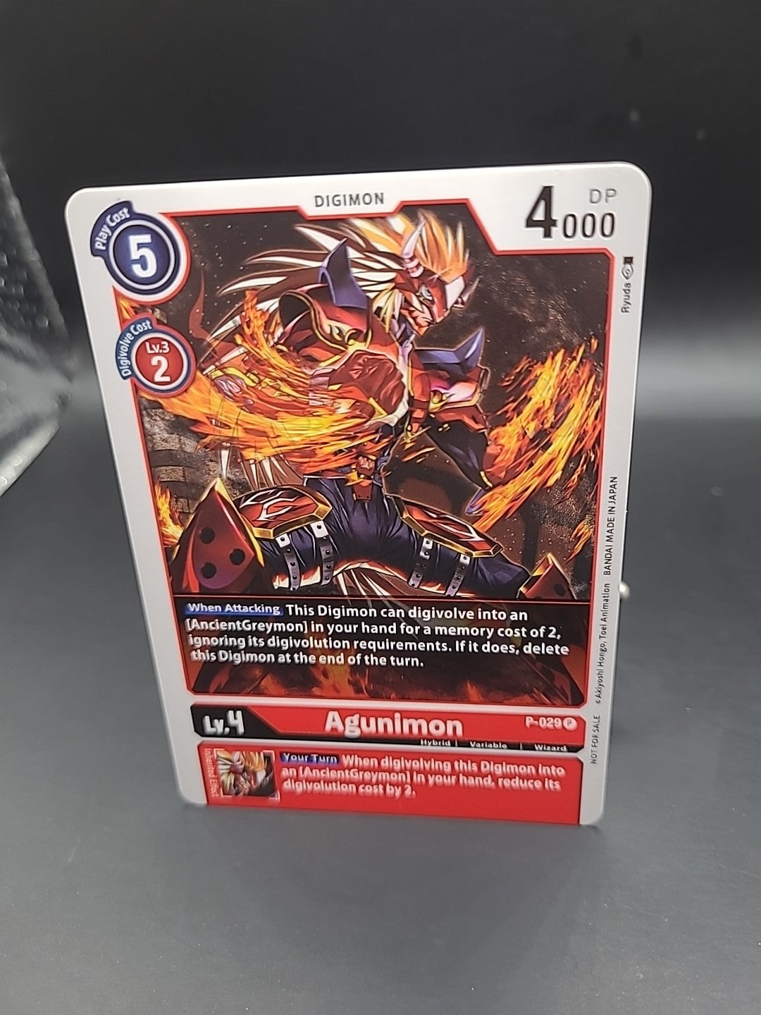 P-029 Agunimon :: Promo Non-Foil Digimon Card :: Revision Pack 2023 ::