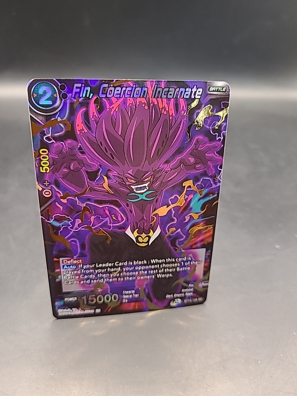 Fin, Coercion Incarnate BT15-128 SR - Dragon Ball Super Card Game