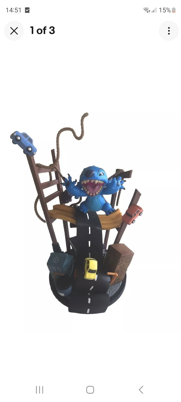 Disney Stitch Visits San Francisco QMX Q-Fig Max Elite Diorama