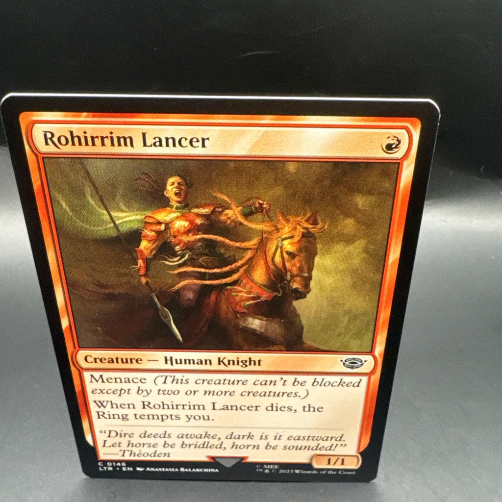 MTG Rohirrim Lancer (FOIL) C0146 + 1 Regular Card