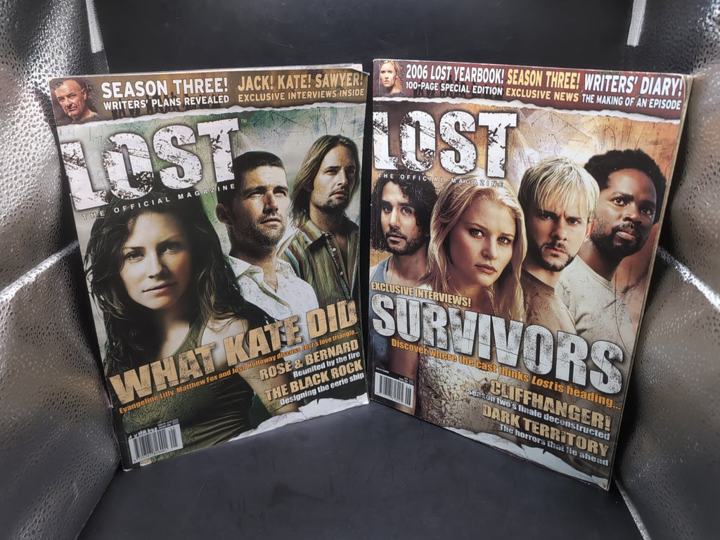 Lost Official Magazine #5 & #6 What Kate Did & Survivors