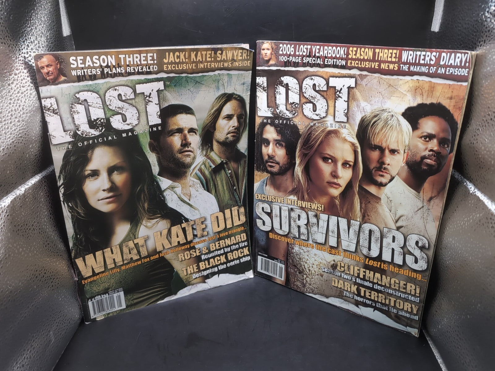 Lost Official Magazine #5 & #6 What Kate Did & Survivors
