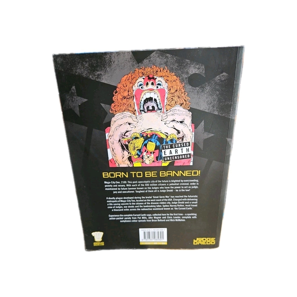 Judge Dredd: The Cursed Earth Uncensored Paperback Graphic Sci-Fi Comic 2016  