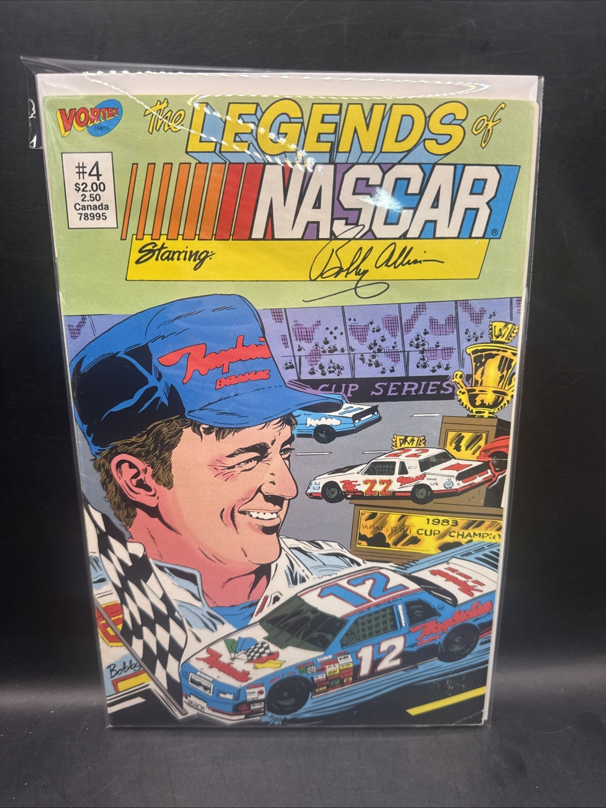The Legends of NASCAR #4 Starring Bobby Allison 1990 Vortex Comic